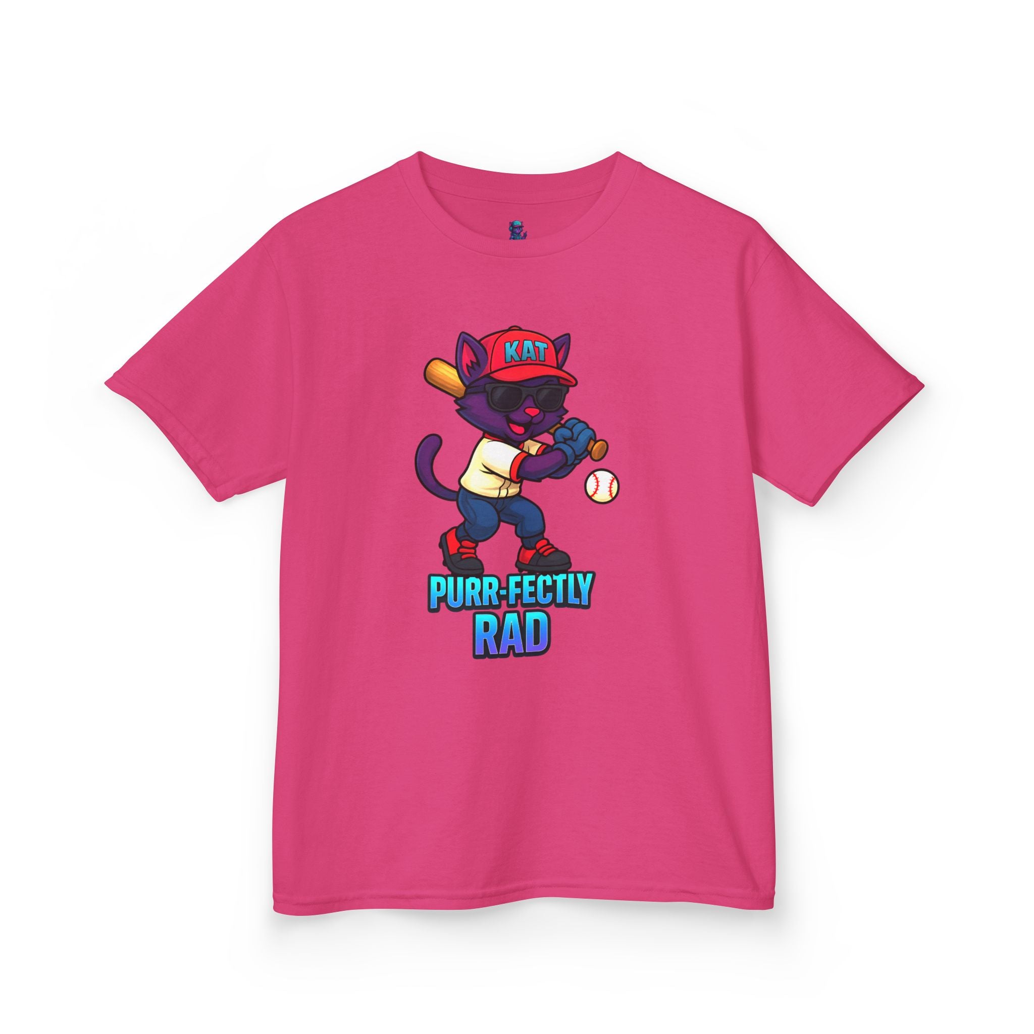 DJ KAT PAWS Purr-fectly Rad Kids Tee | Cool Apparel for Boys & Girls, Motivational Summer Wear & Playful Gift