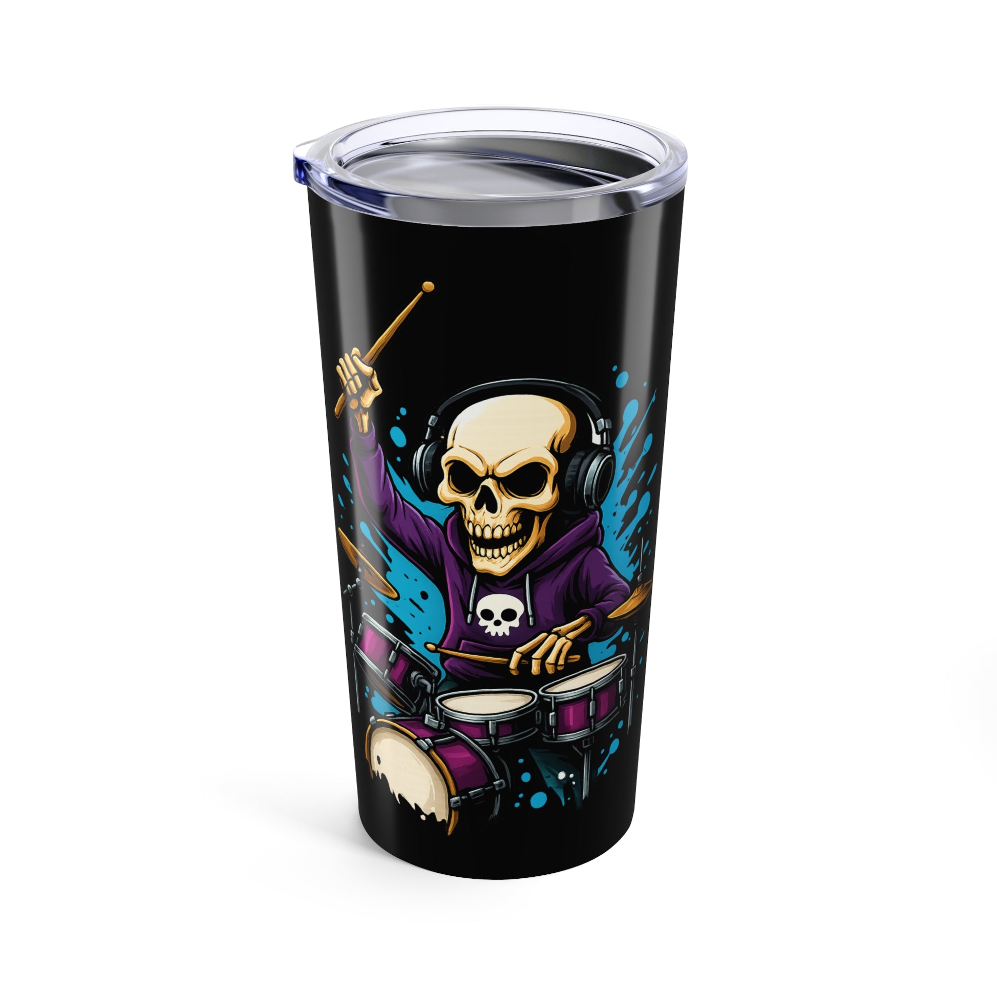 Bone Jams MC Bonez, 20oz Tumbler | Music Vibe Travel Mug for Music Lovers, Cool Drinkware & Party Gift
