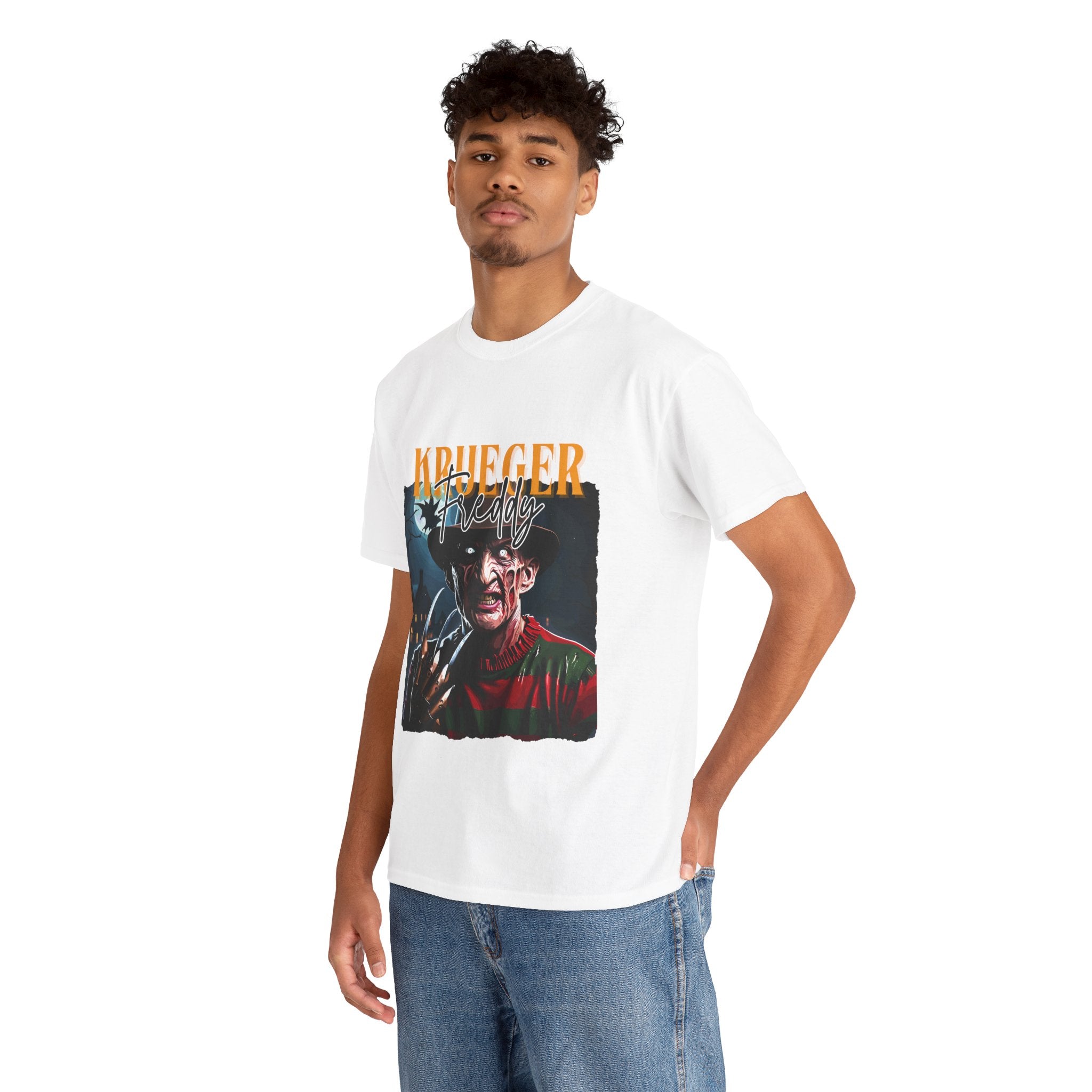 Freddy Krueger, Horror Graphic Tee, Unisex Cotton Shirt, Halloween Costume, Horror Movie Gift, Spooky T-Shirt, Horror Fan Apparel