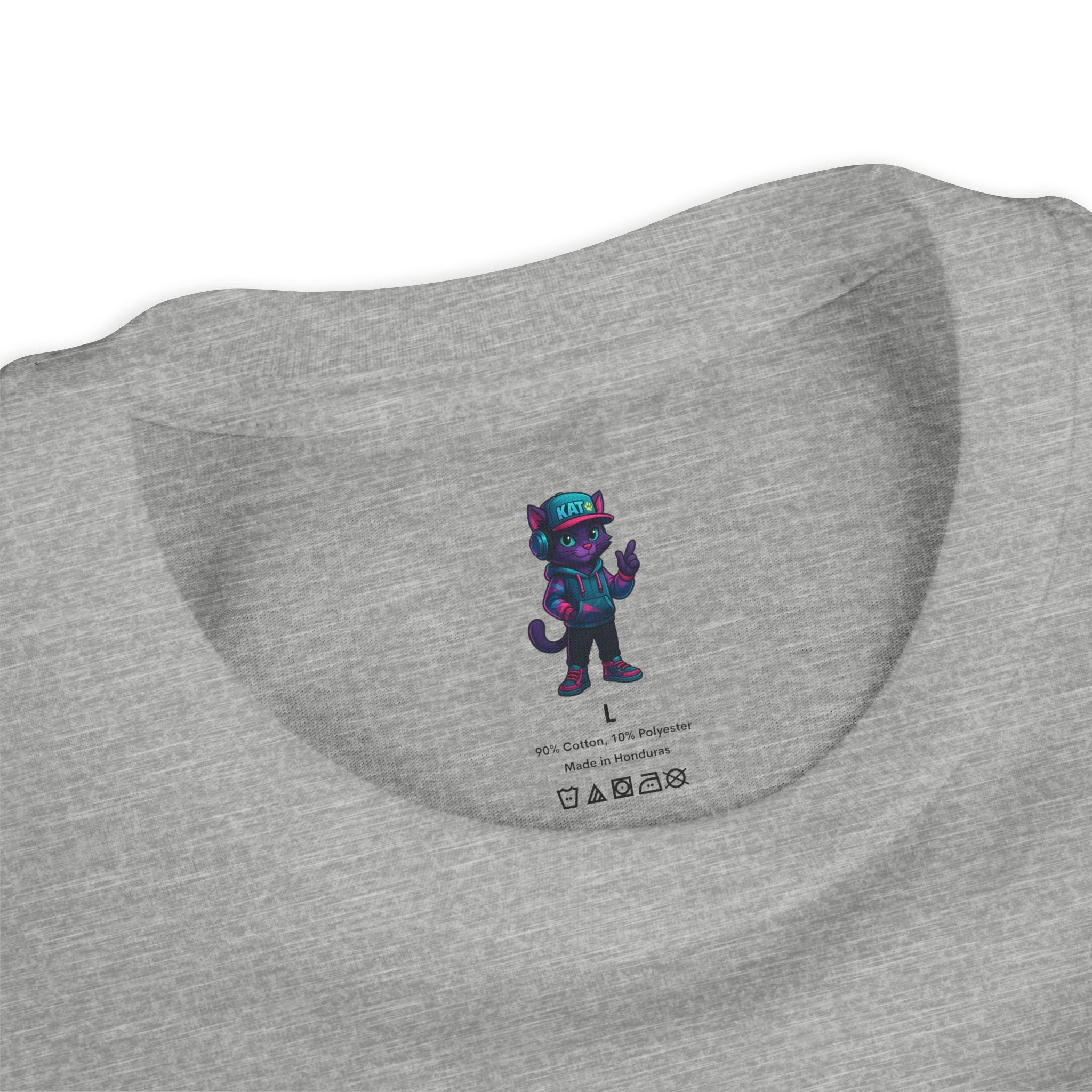 DJ KAT PAWS Paw-Sitive Waves Only, Youth Tee | Kids Surfing T-Shirt, Fun Cat Graphic Top, Summer Apparel, Gifts for Animal Lovers