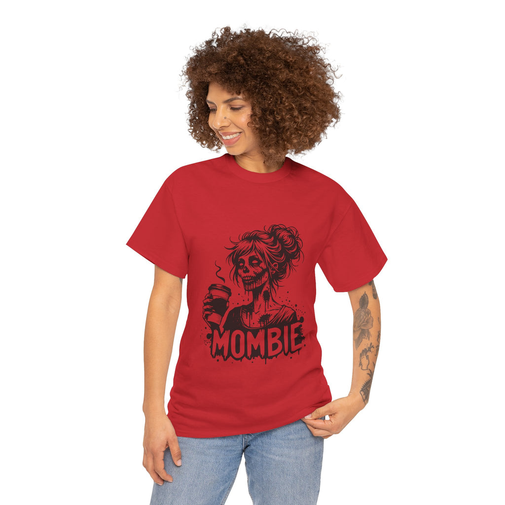 Mombie Unisex Tee, Perfect for Halloween, Gift for Moms, Relaxed Fit, Funny T-Shirt, Unique Graphic Tee, Casual Wear