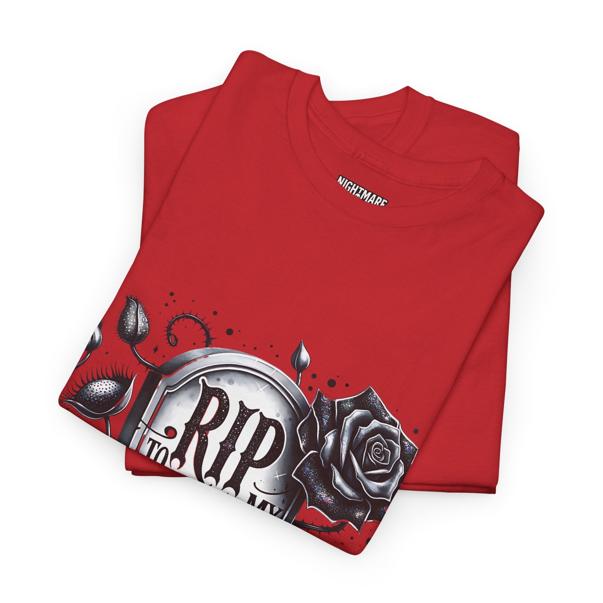 RIP to My 30s, Heavy, Unisex Graphic Shirt, Birthday Gift, Casual Wear, Vintage Style, Floral Design T-shirt