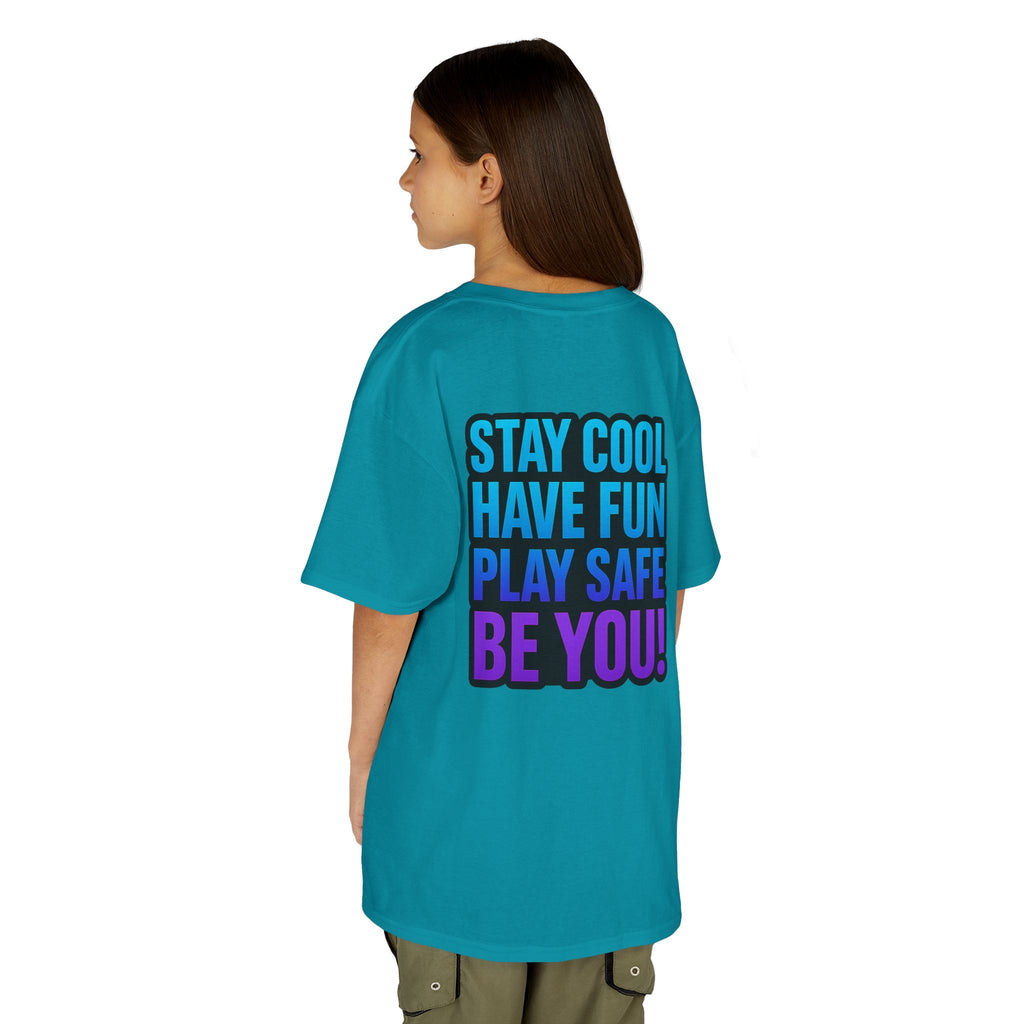 DJ KAT PAWS - Fun Skater Cat Design, Youth Summer T-Shirt, Cool Kids Apparel, Birthday Gift, Trendy Casual Wear