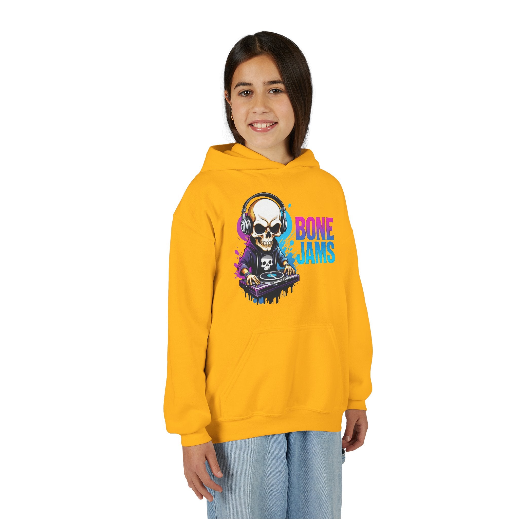 Bone Jams MC Bonez, Kids Hoodie Skull DJ