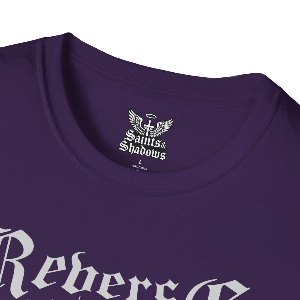 Saints and Shadows - Reverse Centuria, Angelic Artwork Unisex Softstyle T-Shirt, Casual Wear