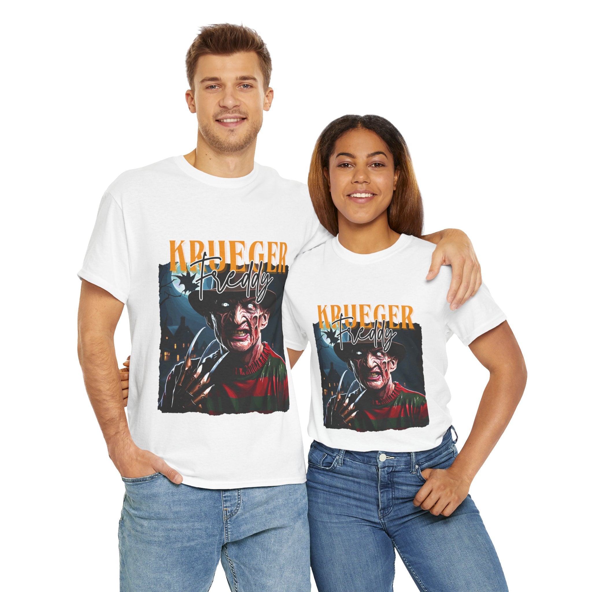 Freddy Krueger, Horror Graphic Tee, Unisex Cotton Shirt, Halloween Costume, Horror Movie Gift, Spooky T-Shirt, Horror Fan Apparel