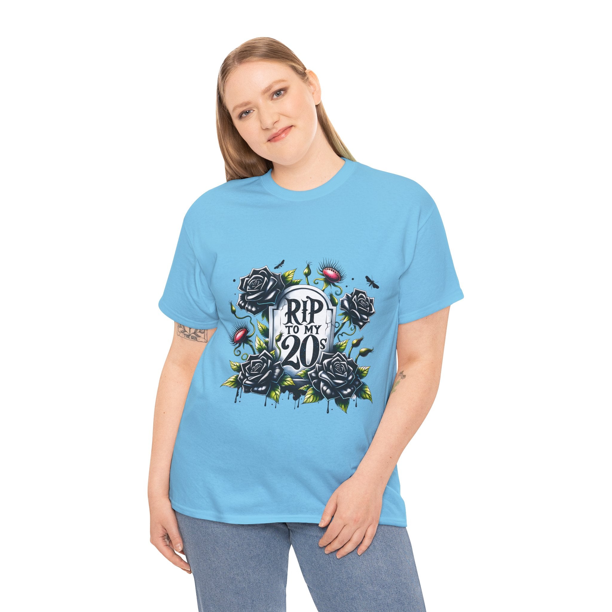 RIP to My 20s Tee, Funny Birthday Gift, Vintage Style Oversized Shirt, Casual Wardrobe Staple, Celebration Apparel