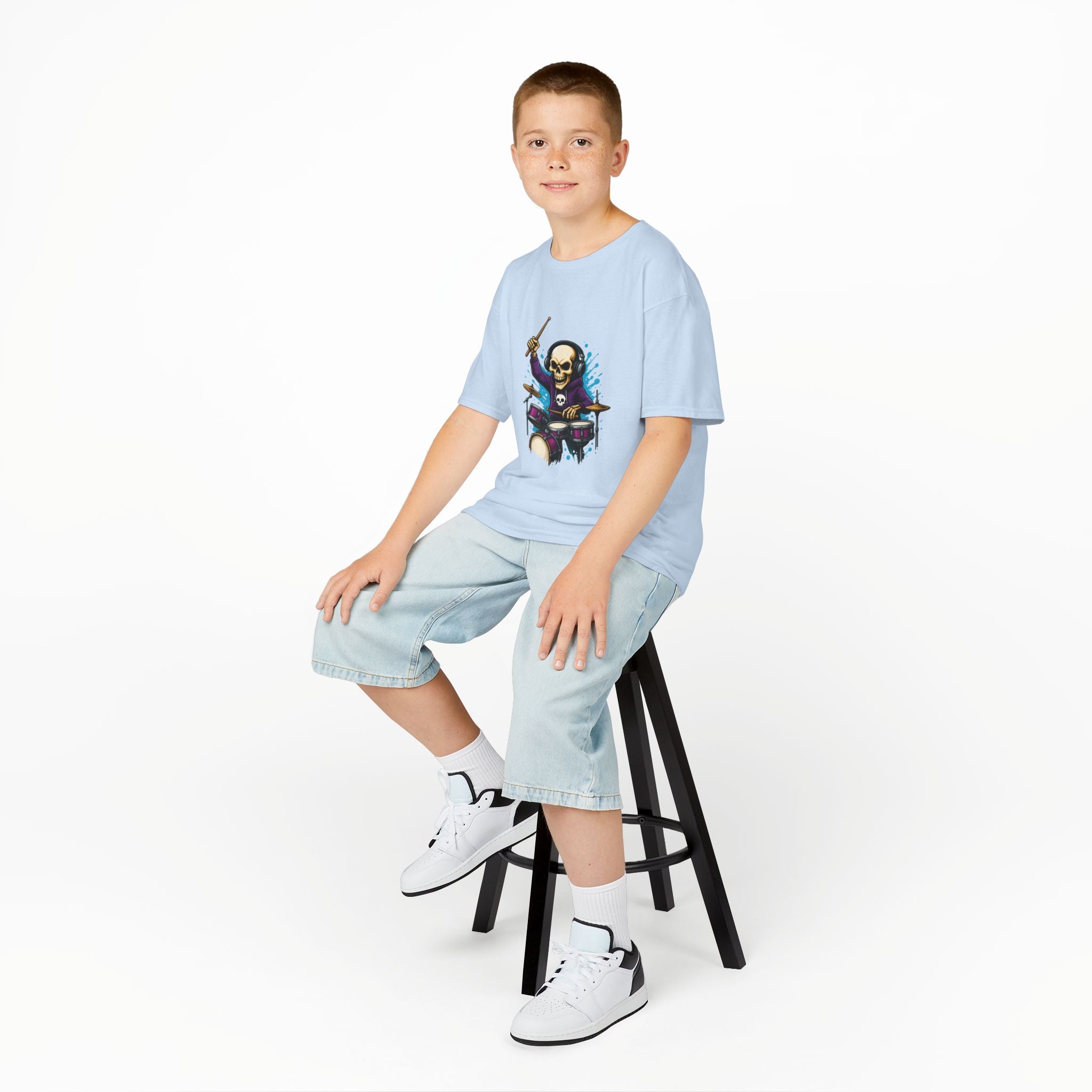 Bone Jams MC Bonez Kids Tee, Drumming Up The Dead