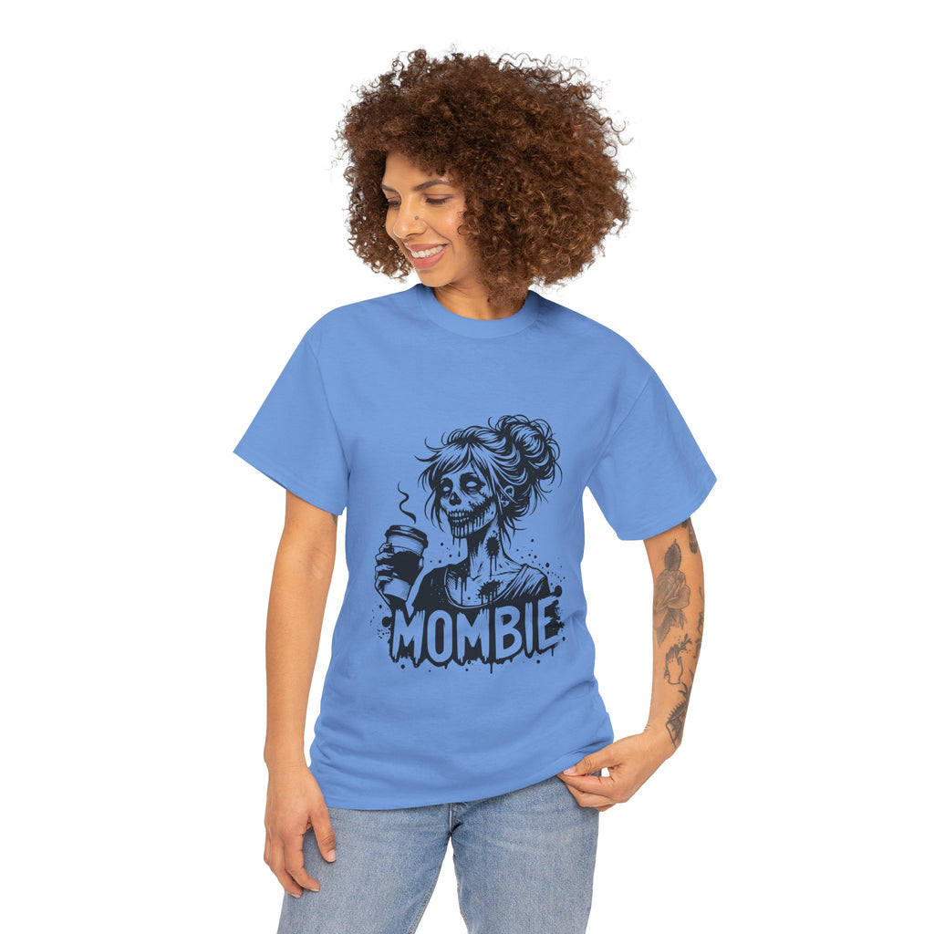 Mombie Unisex Tee, Perfect for Halloween, Gift for Moms, Relaxed Fit, Funny T-Shirt, Unique Graphic Tee, Casual Wear