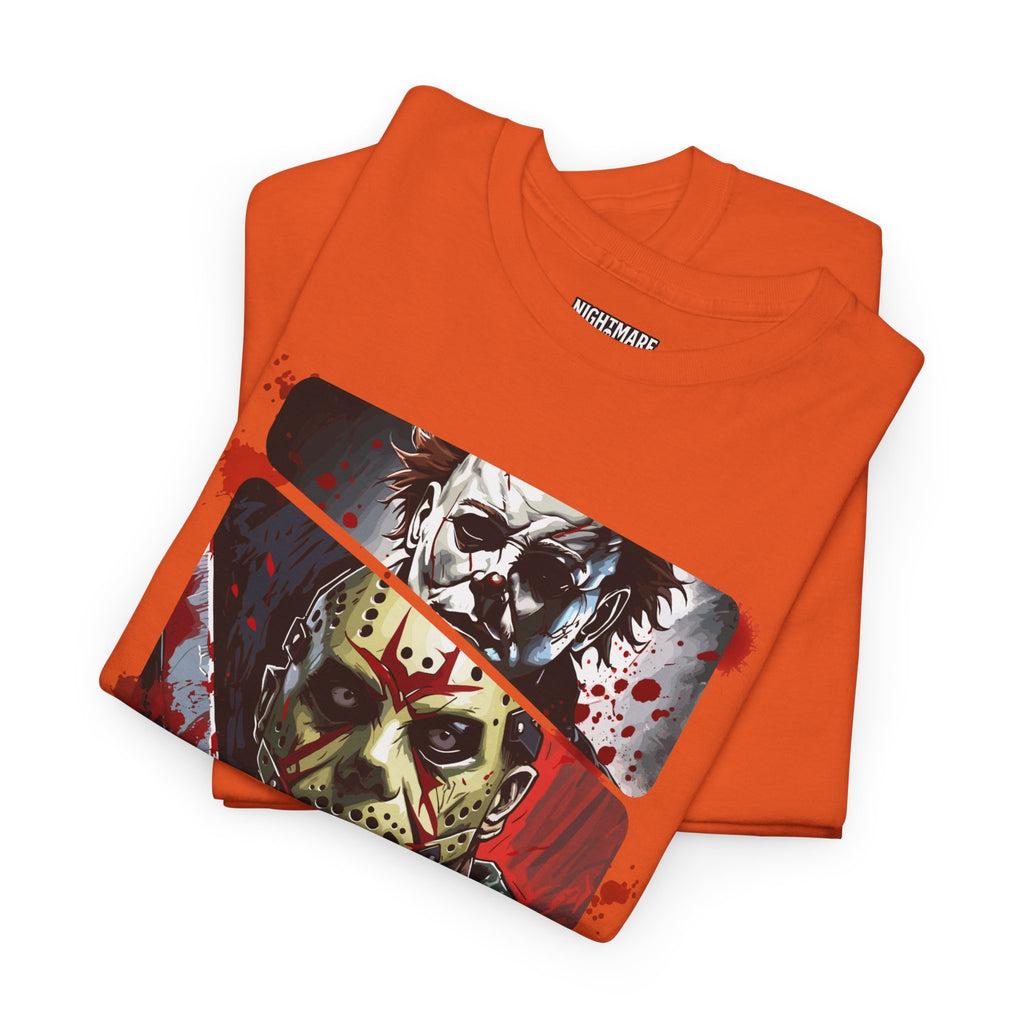 Horror Legends Horror Graphic Tee, Unisex Cotton Shirt, Halloween Costume, Horror Movie Gift, Spooky T-Shirt, Horror Fan Apparel