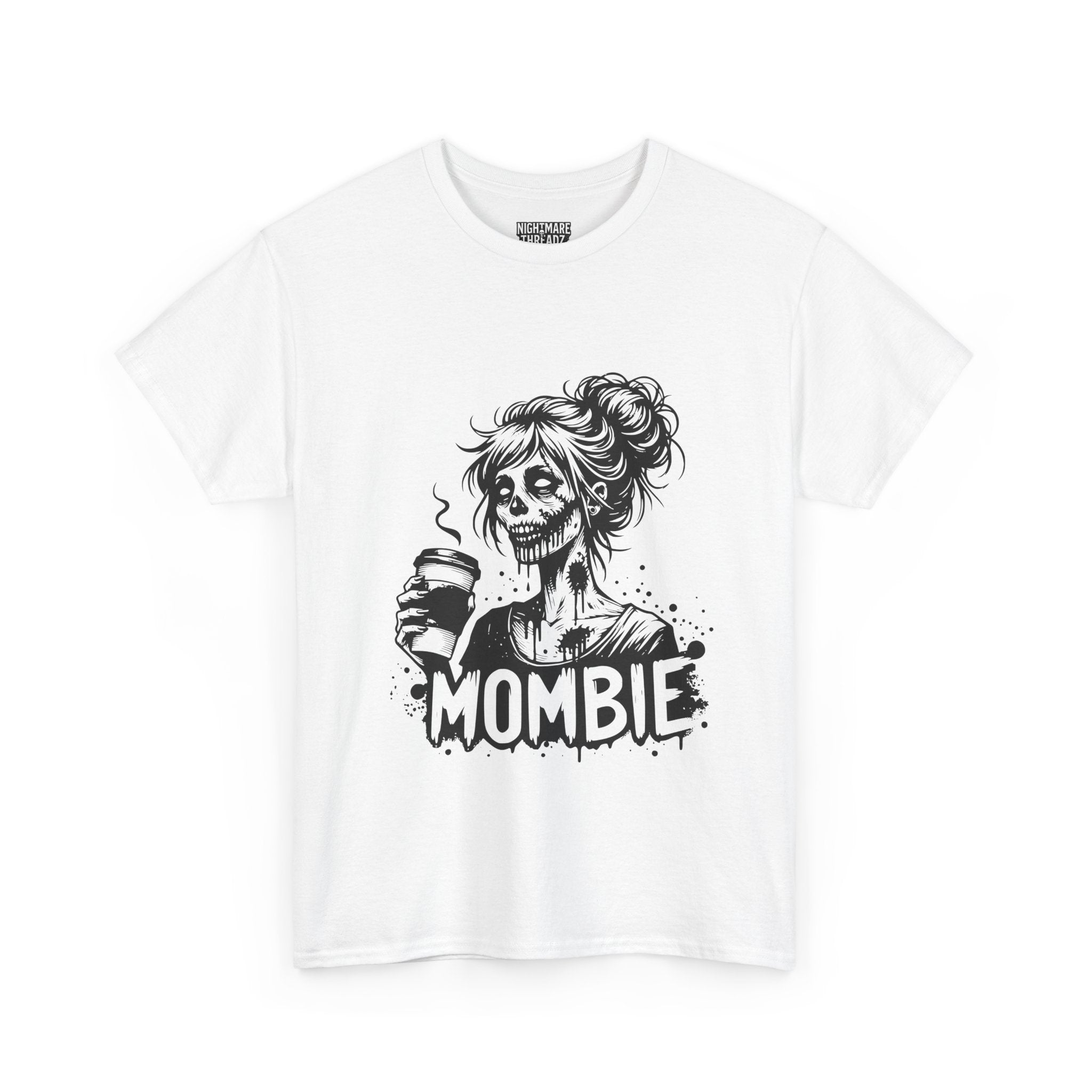 Mombie Unisex Tee, Perfect for Halloween, Gift for Moms, Relaxed Fit, Funny T-Shirt, Unique Graphic Tee, Casual Wear