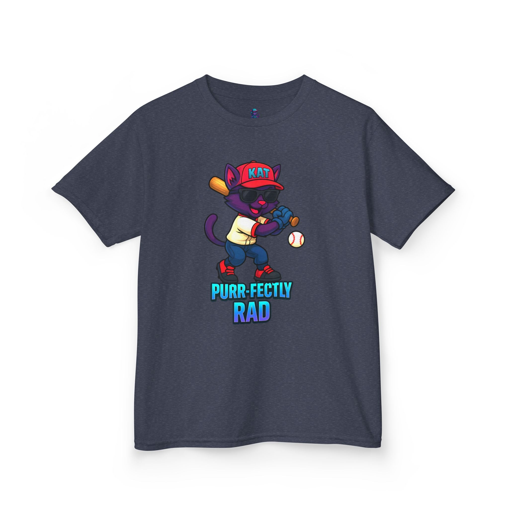 DJ KAT PAWS Purr-fectly Rad Kids Tee | Cool Apparel for Boys & Girls, Motivational Summer Wear & Playful Gift