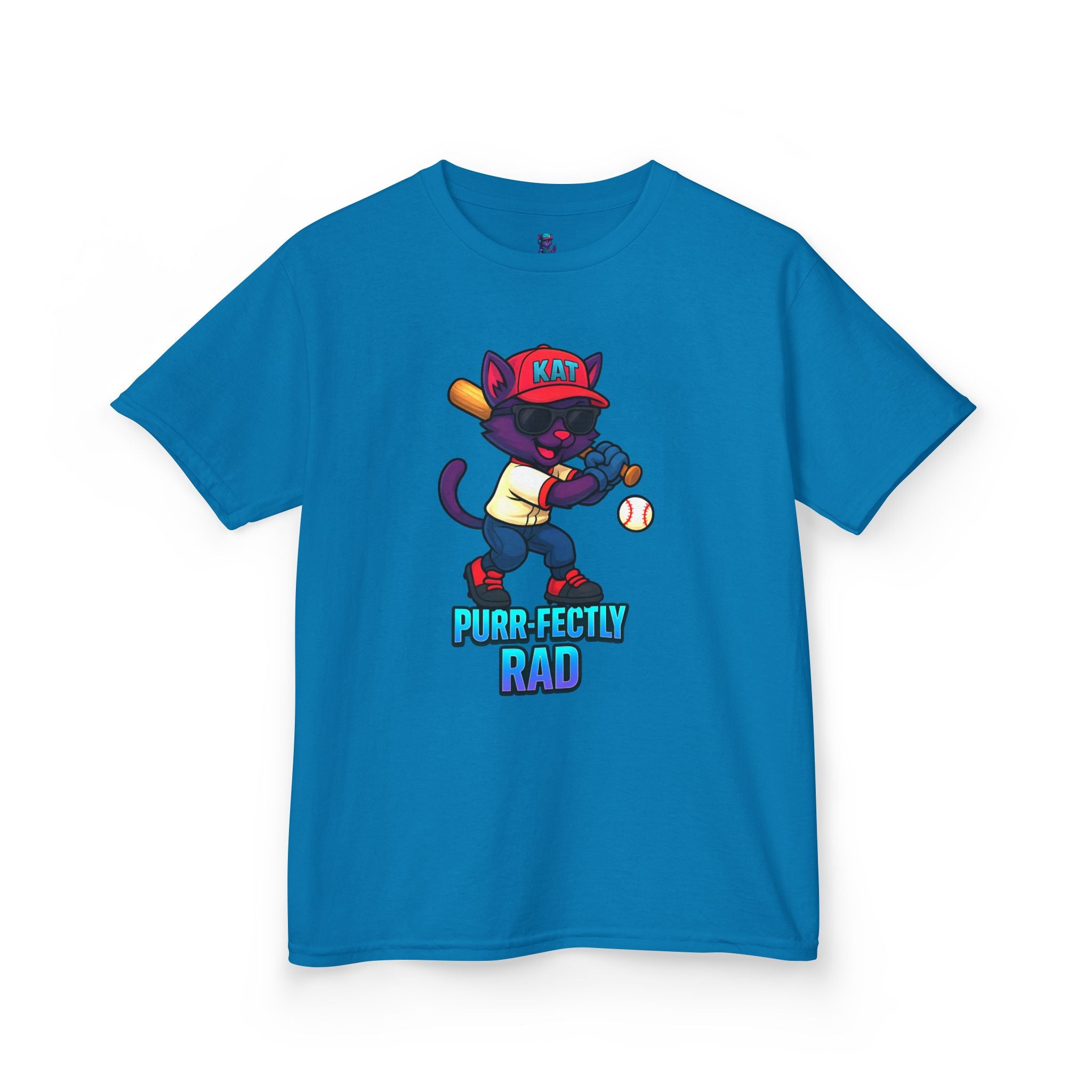 DJ KAT PAWS Purr-fectly Rad Kids Tee | Cool Apparel for Boys & Girls, Motivational Summer Wear & Playful Gift