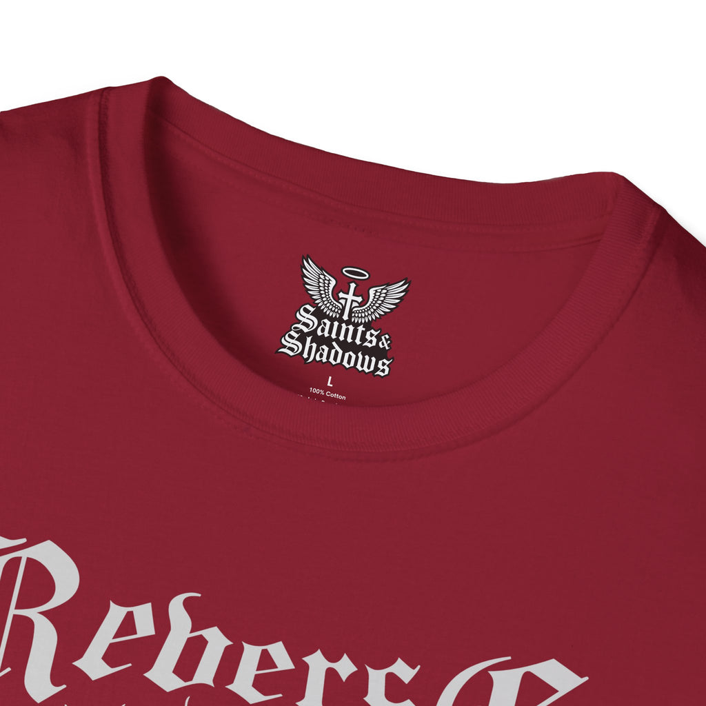 Saints and Shadows - Reverse Centuria, Angelic Artwork Unisex Softstyle T-Shirt, Casual Wear
