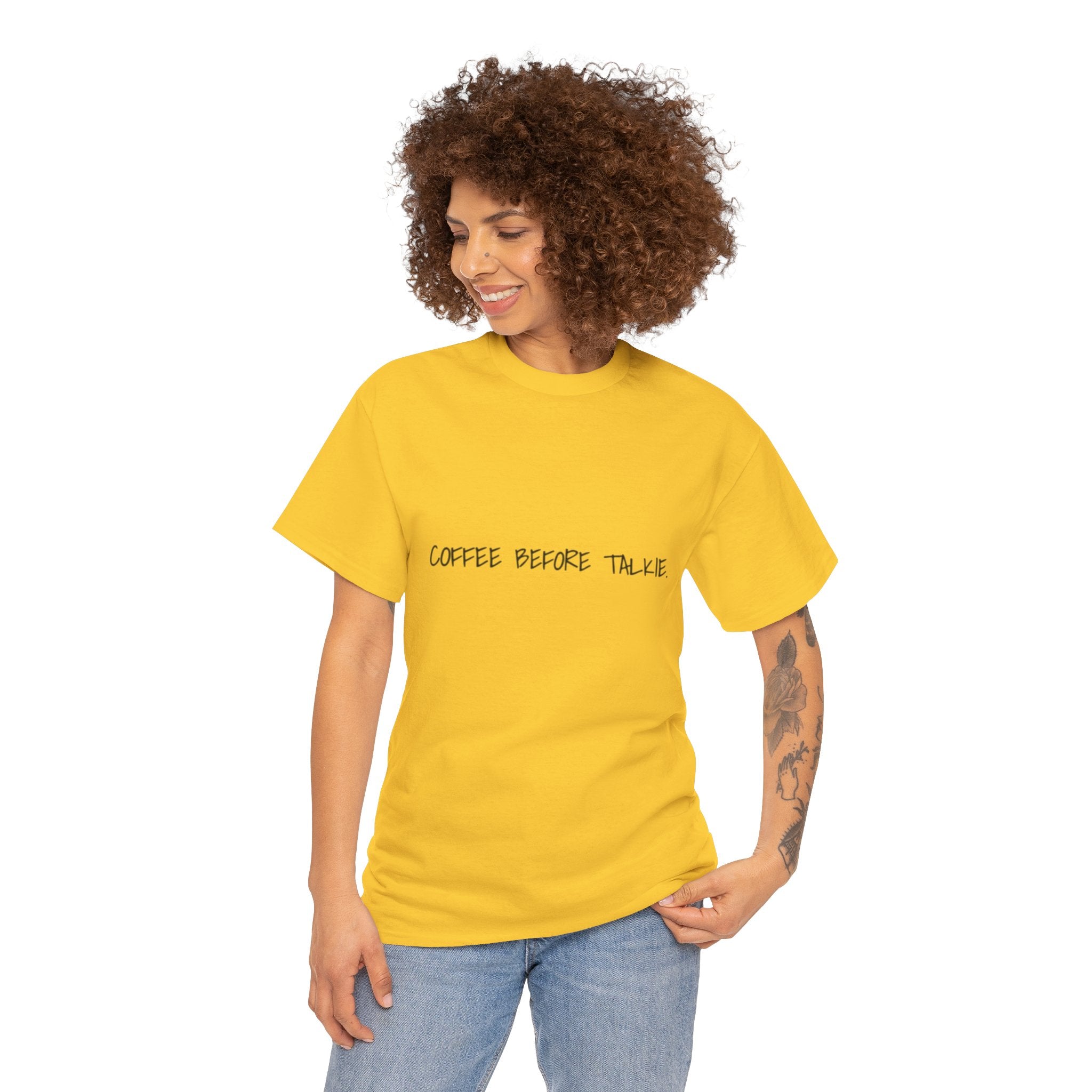 Coffee Before Talkie Unisex Tee - Light Colors