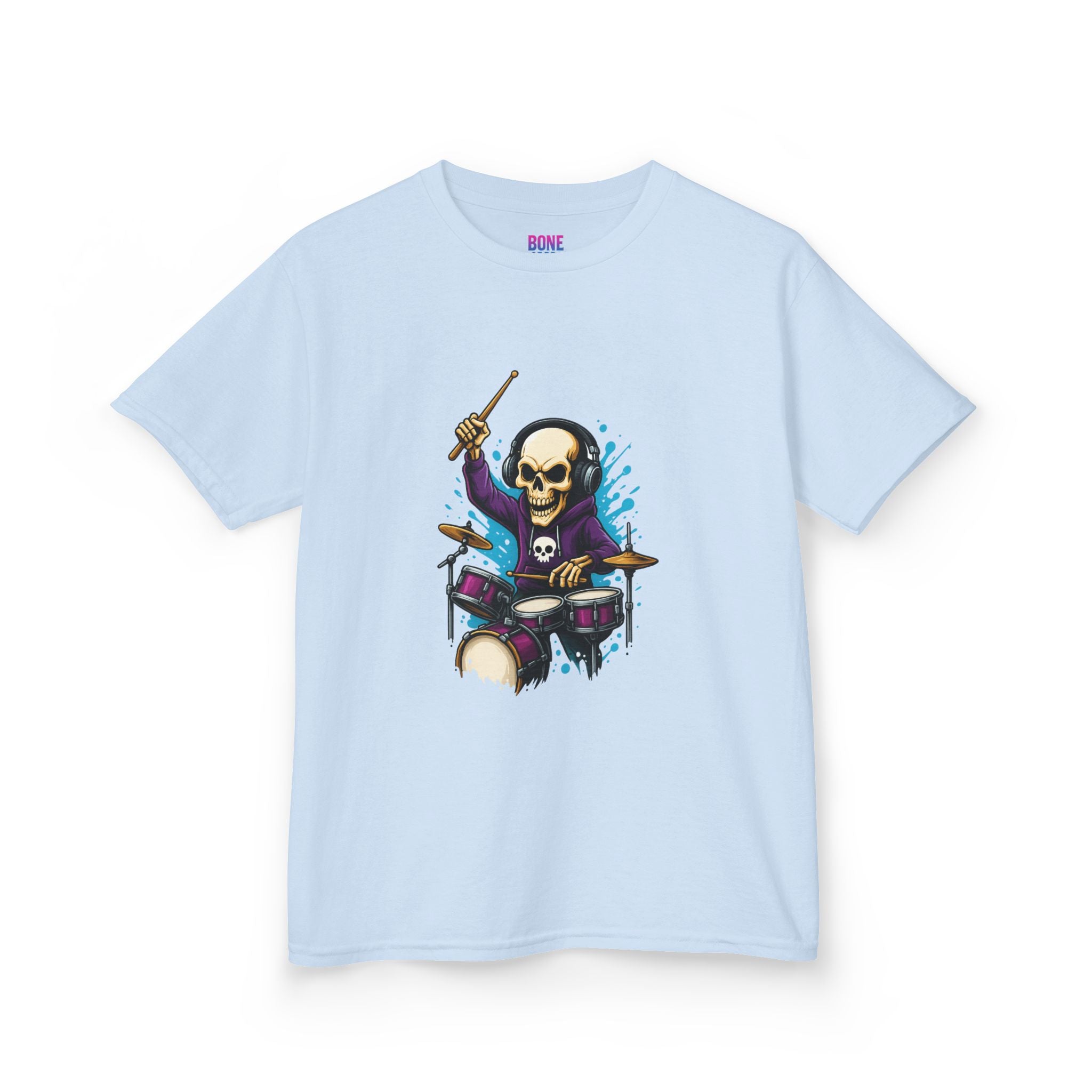 Bone Jams MC Bonez Kids Tee, Drumming Up The Dead