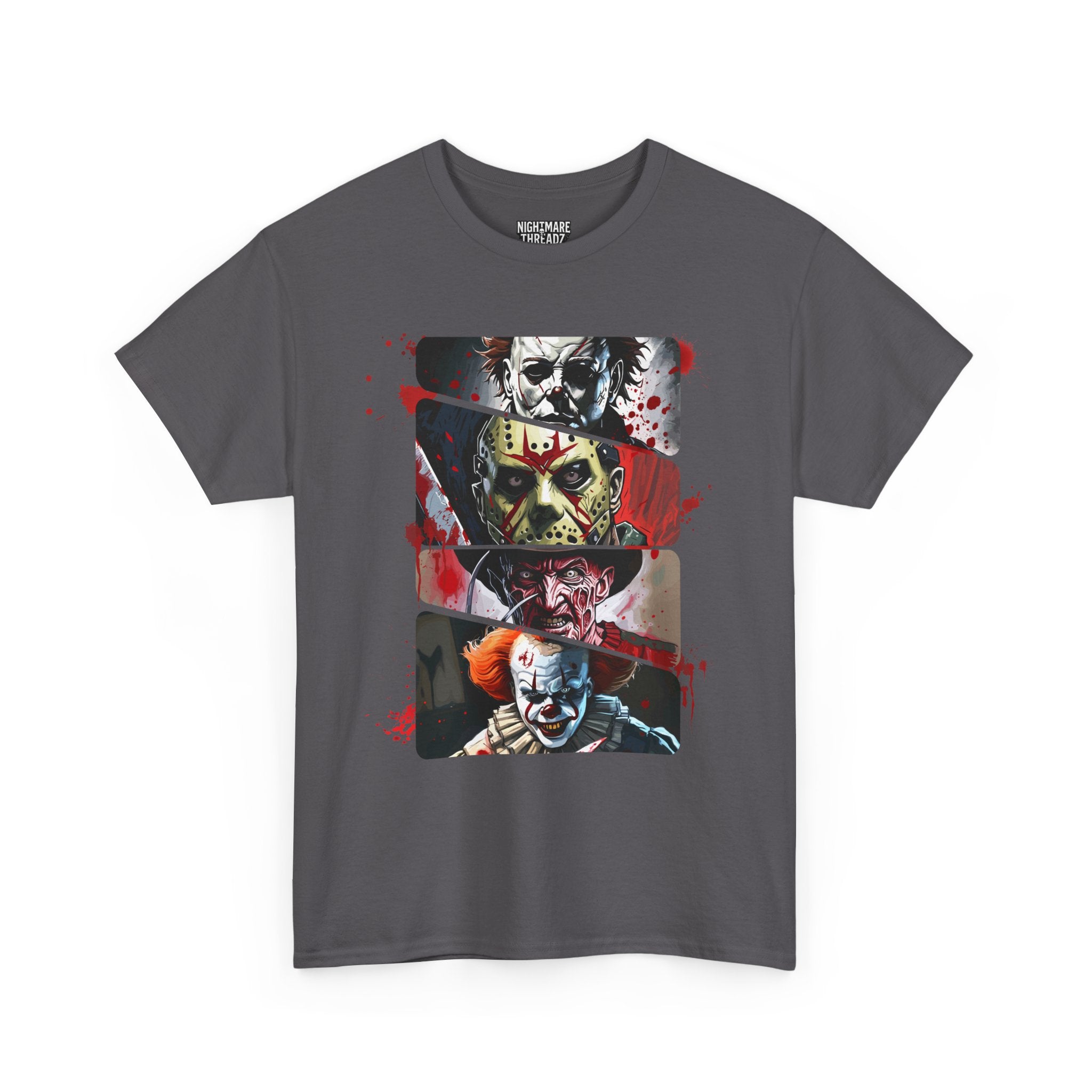 Horror Legends Horror Graphic Tee, Unisex Cotton Shirt, Halloween Costume, Horror Movie Gift, Spooky T-Shirt, Horror Fan Apparel