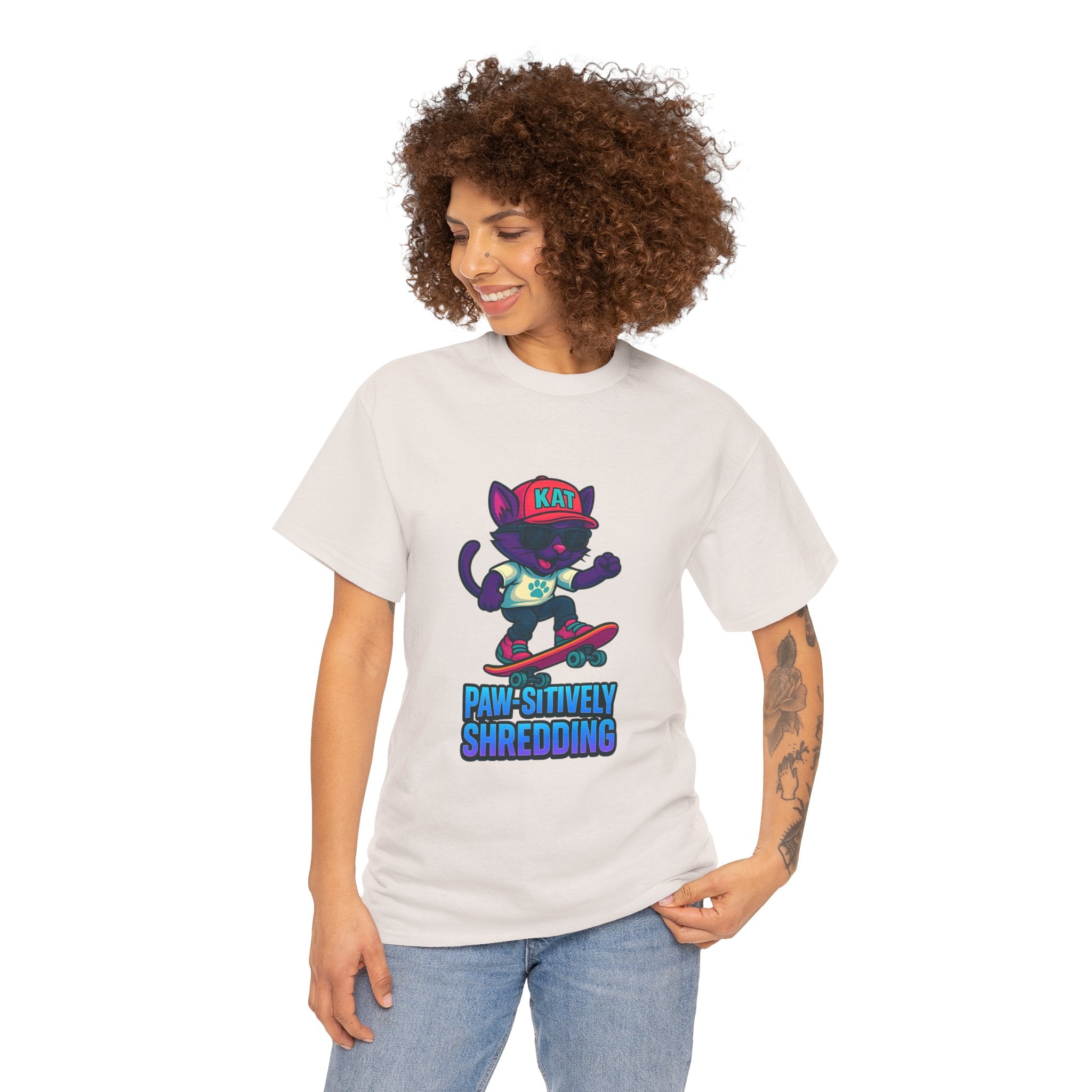 DJ KAT PAWS Paw-sitively Shredding Tee
