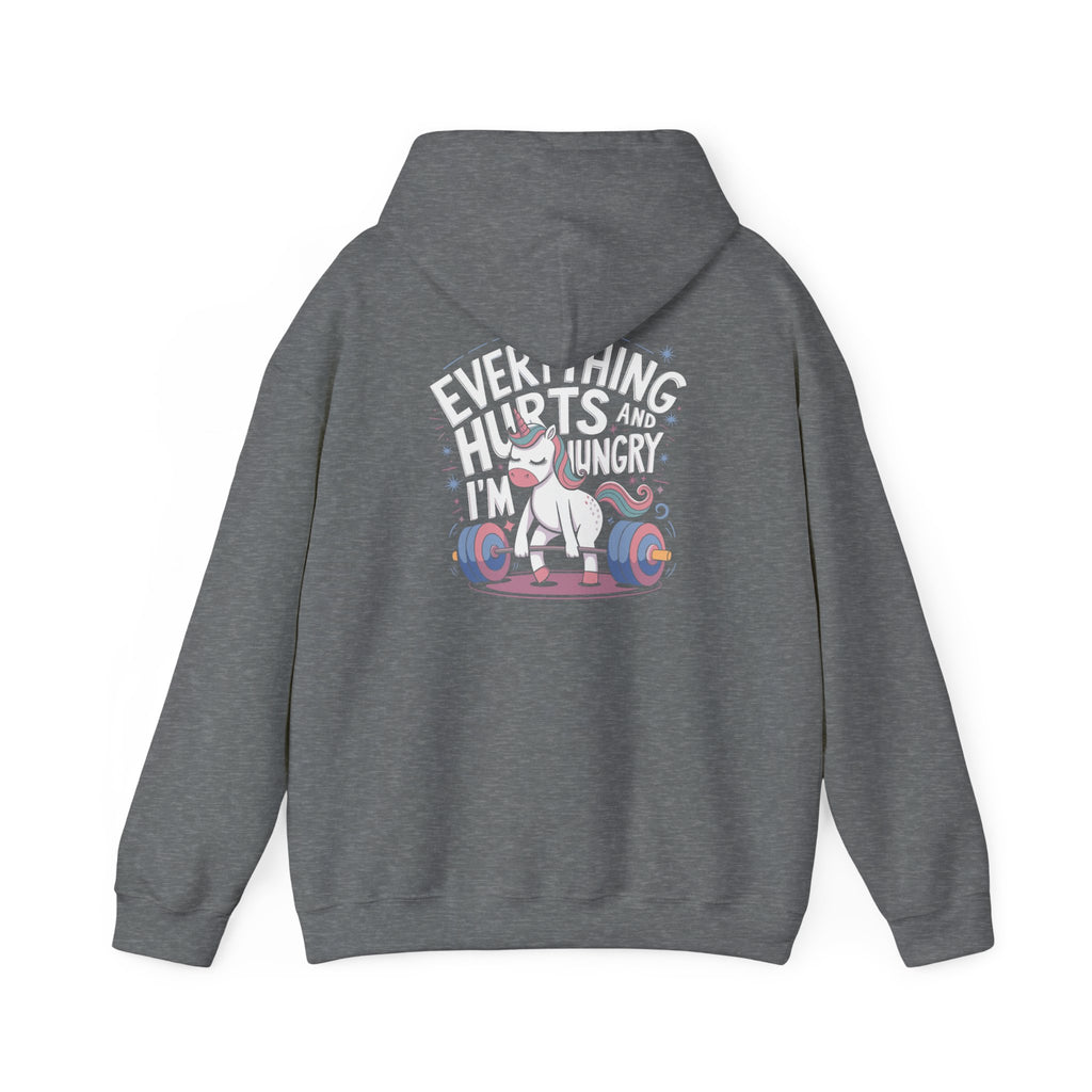 Everything Hurts, Everyday Grind Sweatshirt for Fitness Enthusiasts, Gym Hoodie, Workout Gear, Gift for Gym Lovers