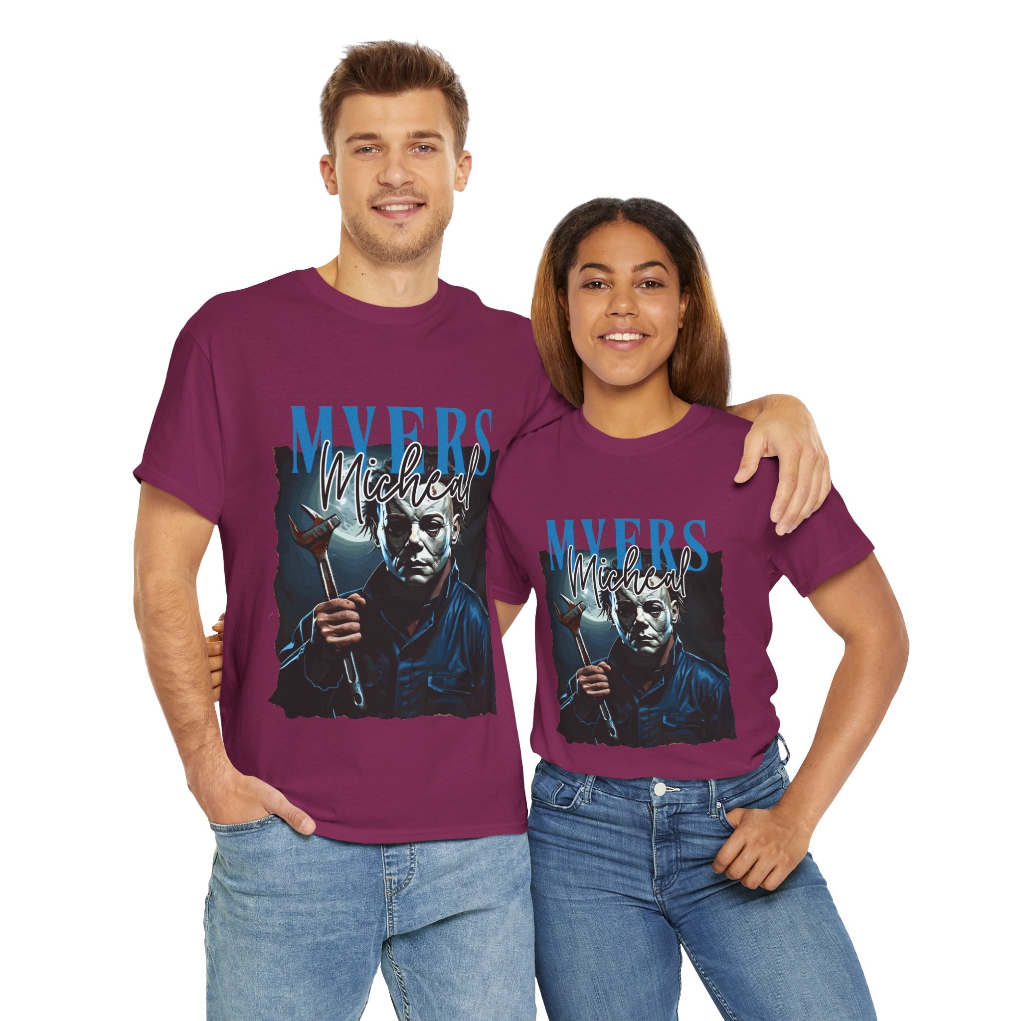 Michael Myers - Horror Graphic Tee, Unisex Cotton Shirt, Halloween Costume, Horror Movie Gift, Spooky T-Shirt, Horror Fan Apparel