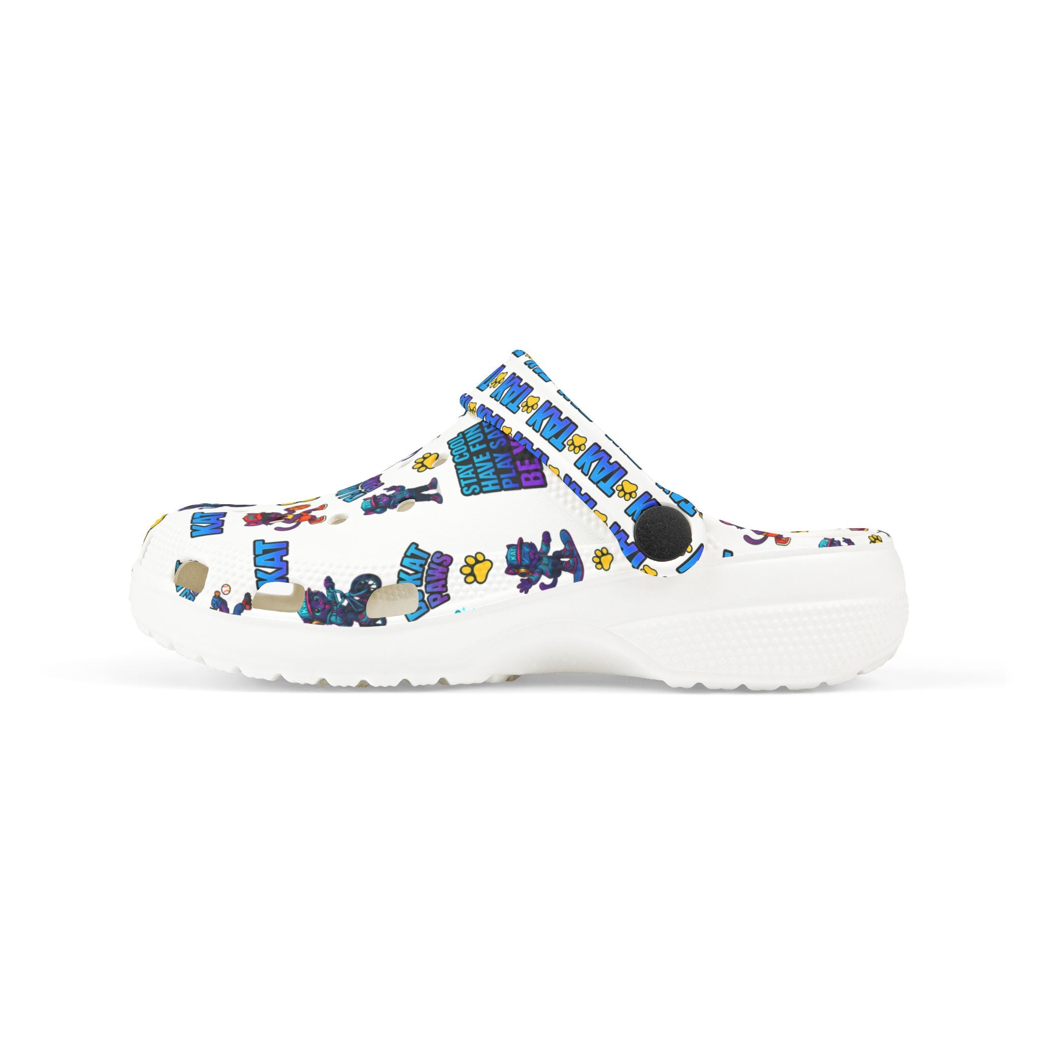 DJ Kat Paws Kids' Clogs | Fun EVA Foam Shoes for Playful Days, Summer Outfits, Birthday Gifts, Playtime Essentials