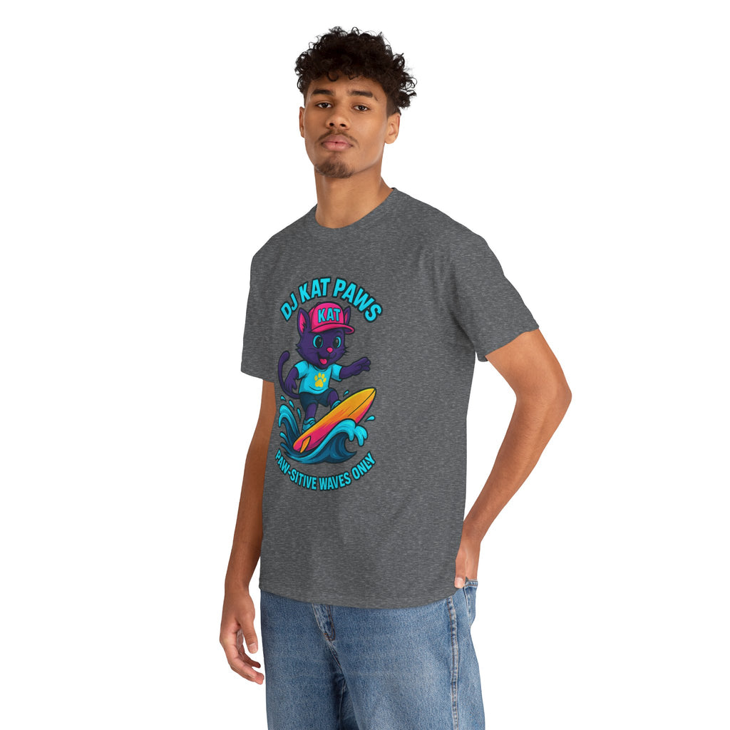 DJ KAT PAWS Paw-sitive Waves Only Tee