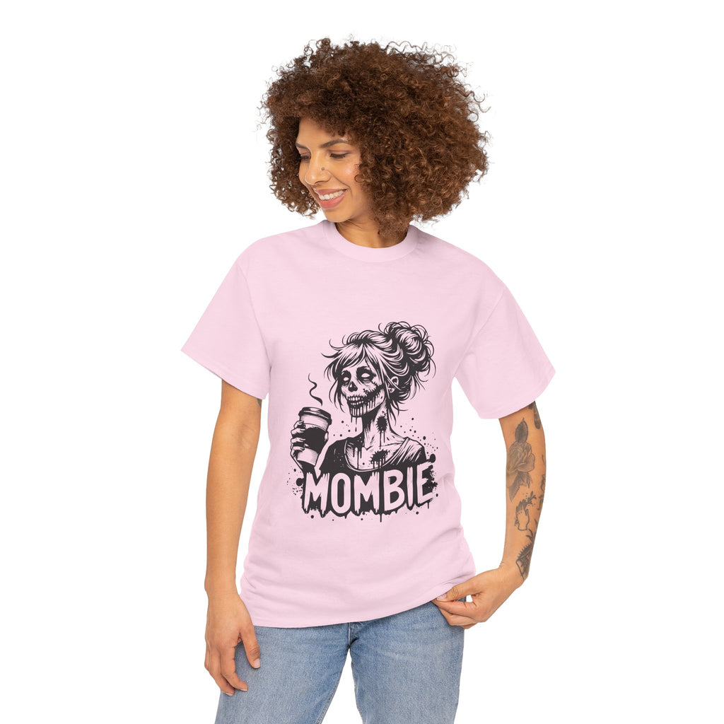 Mombie Unisex Tee, Perfect for Halloween, Gift for Moms, Relaxed Fit, Funny T-Shirt, Unique Graphic Tee, Casual Wear