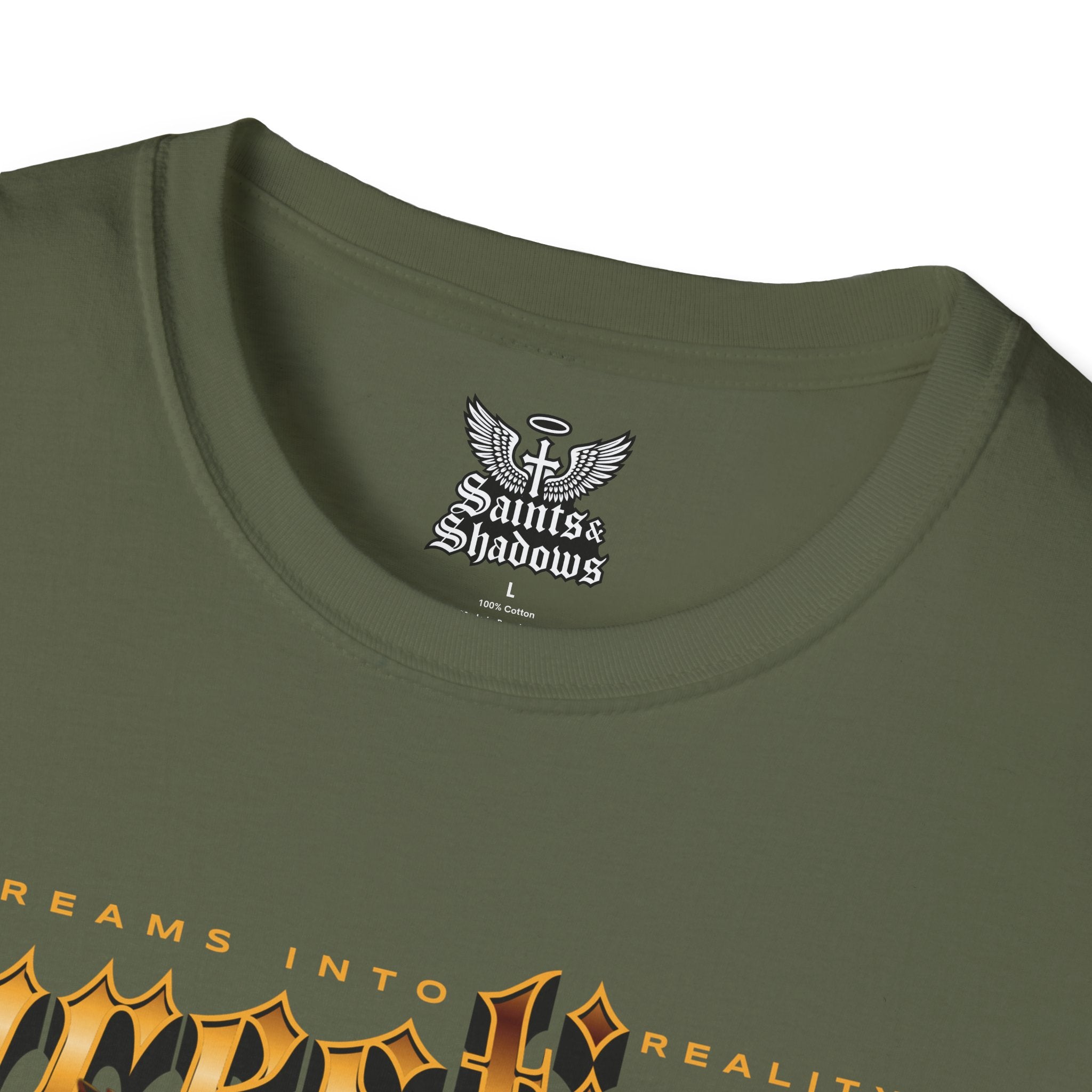 Saints and Shadows - Prestige, Angelic Artwork Unisex Softstyle T-Shirt, Casual Wear