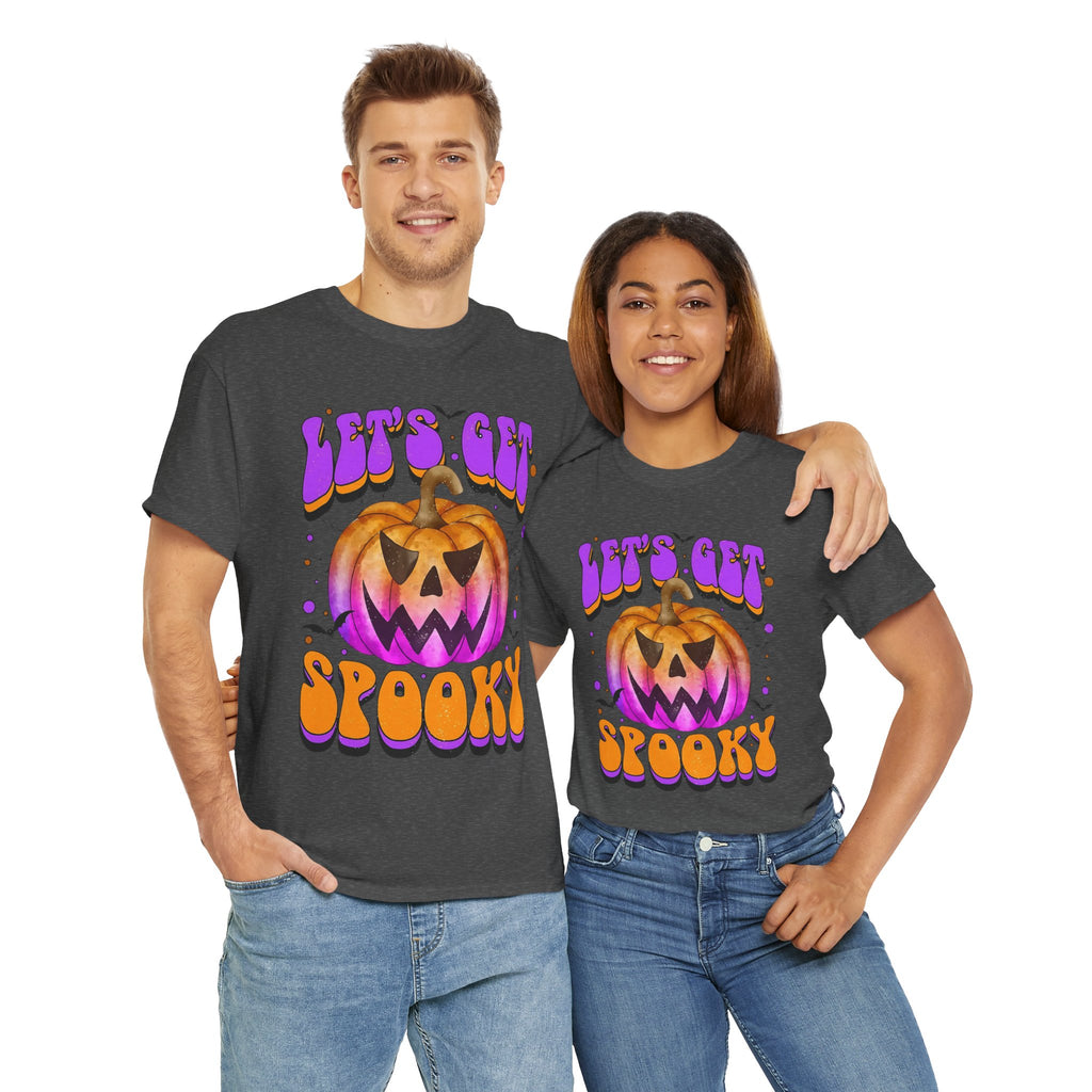 Halloween Spooky Pumpkin Tee, Unisex Cotton Shirt, Halloween Costume, Fall Festivities, Trick or Treat