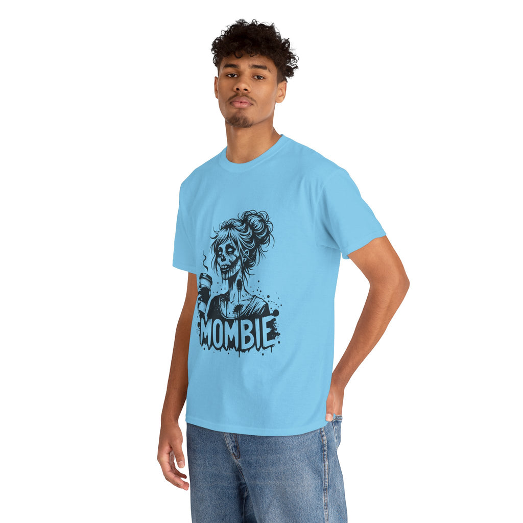 Mombie Unisex Tee, Perfect for Halloween, Gift for Moms, Relaxed Fit, Funny T-Shirt, Unique Graphic Tee, Casual Wear