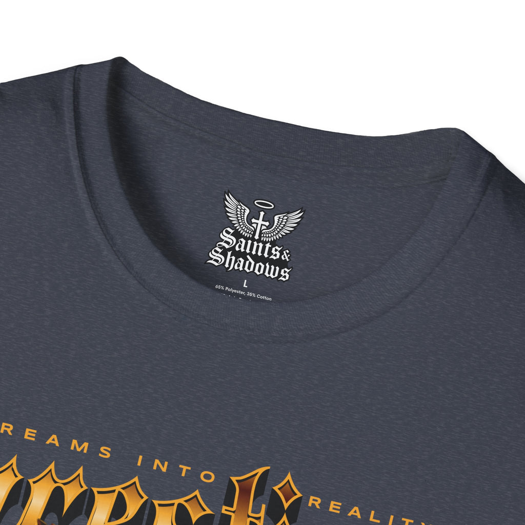 Saints and Shadows - Prestige, Angelic Artwork Unisex Softstyle T-Shirt, Casual Wear