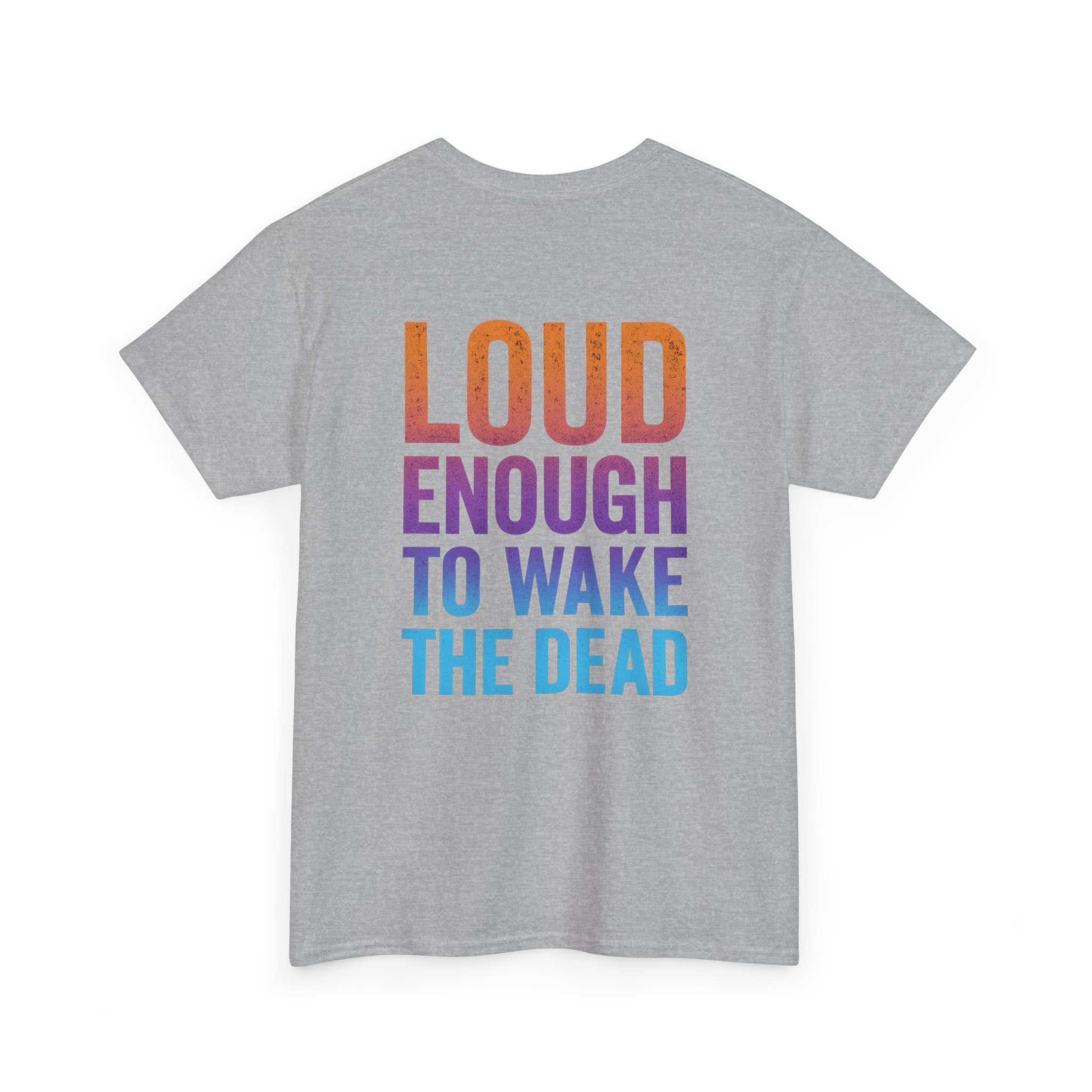 Bone Jams Rockin’ Skeleton, Tee | Loud Enough to Wake the Dead | Unisex Cotton Shirt for Music Lovers, Concerts, Halloween, Gifts