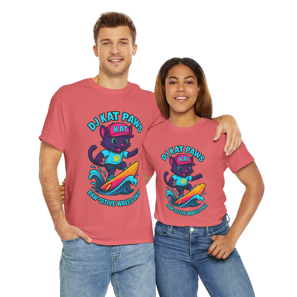 DJ KAT PAWS Paw-sitive Waves Only Tee