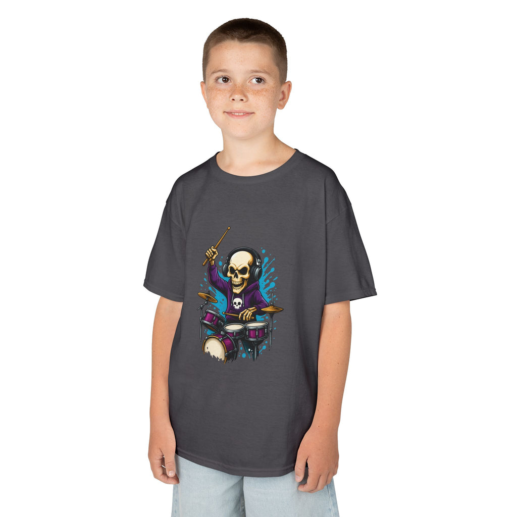 Bone Jams MC Bonez Kids Tee, Drumming Up The Dead