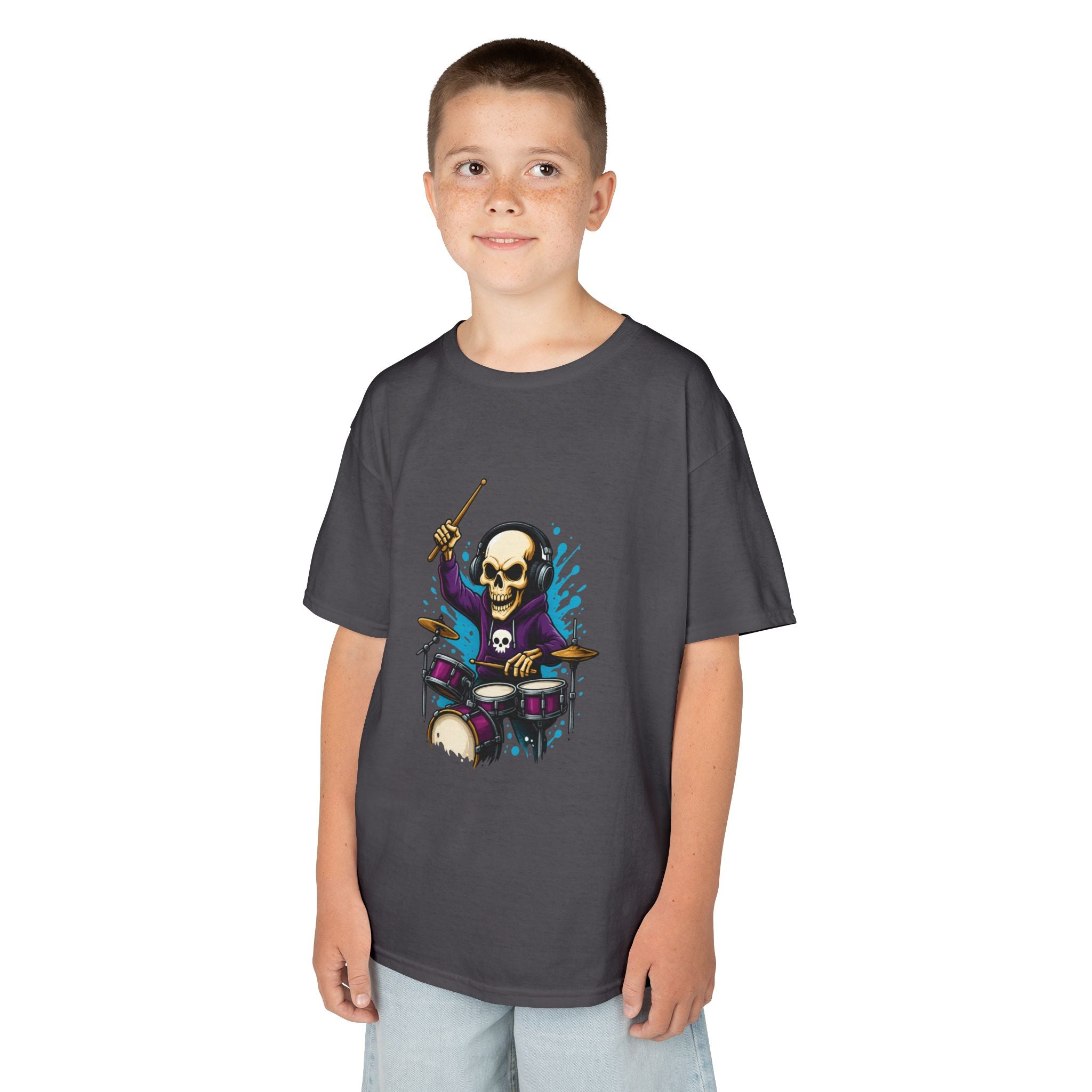 Bone Jams MC Bonez Kids Tee, Drumming Up The Dead