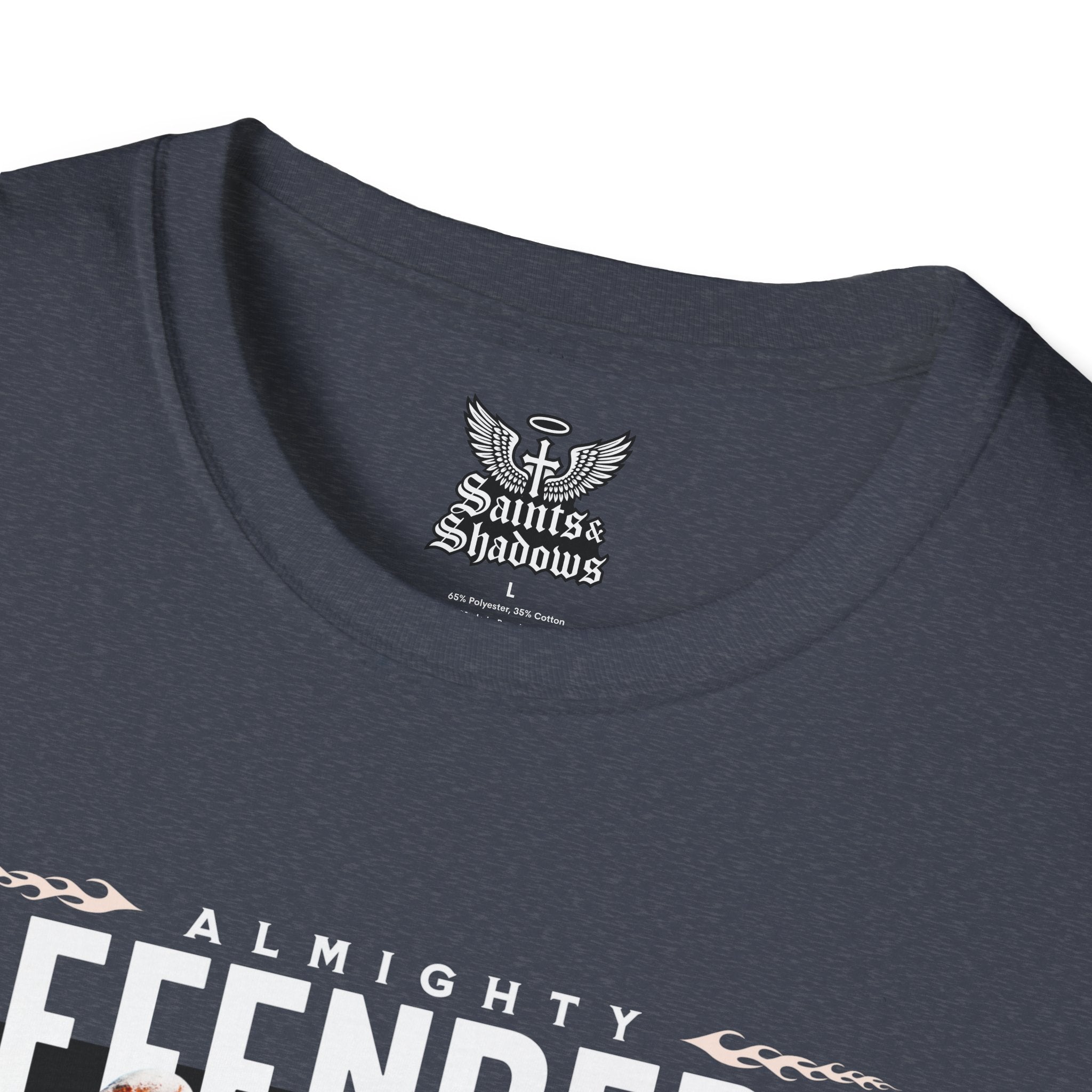 Saints and Shadows - Almighty Defenders, Angelic Artwork Unisex Softstyle T-Shirt, Casual Wear