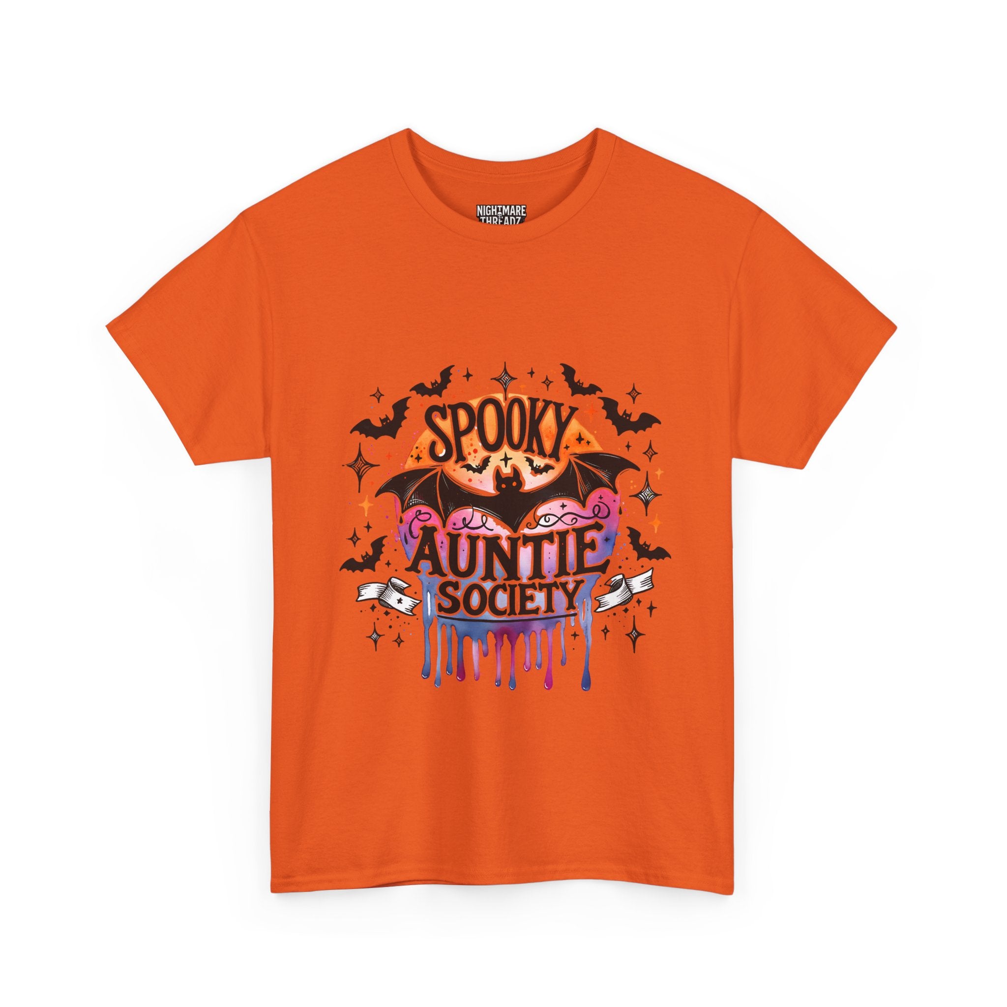 Spooky Auntie Society Tee, Ghost Lovers T-Shirt, Halloween Costume Shirt, Unisex Graphic Tee, Fun Family Gathering Apparel