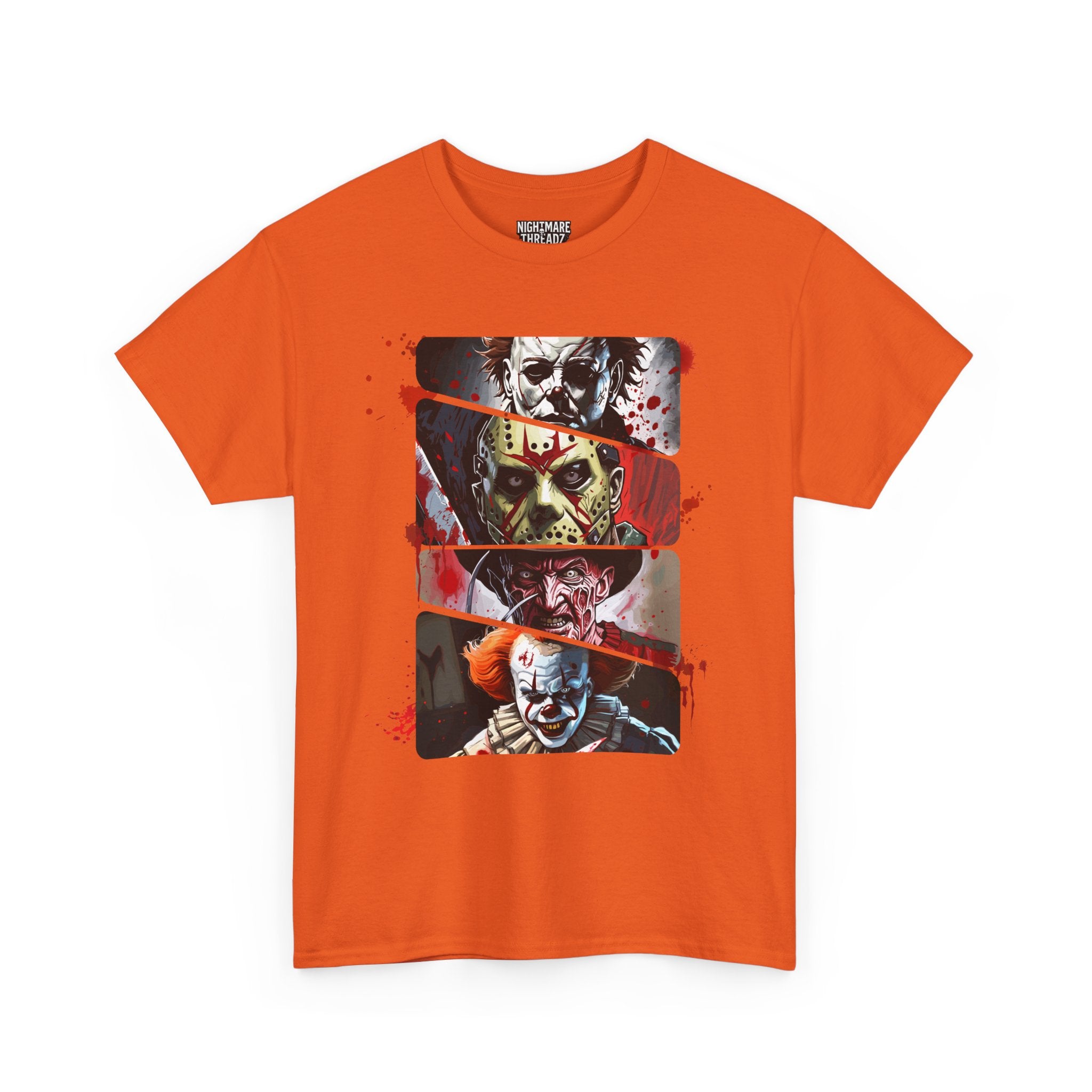 Horror Legends Horror Graphic Tee, Unisex Cotton Shirt, Halloween Costume, Horror Movie Gift, Spooky T-Shirt, Horror Fan Apparel