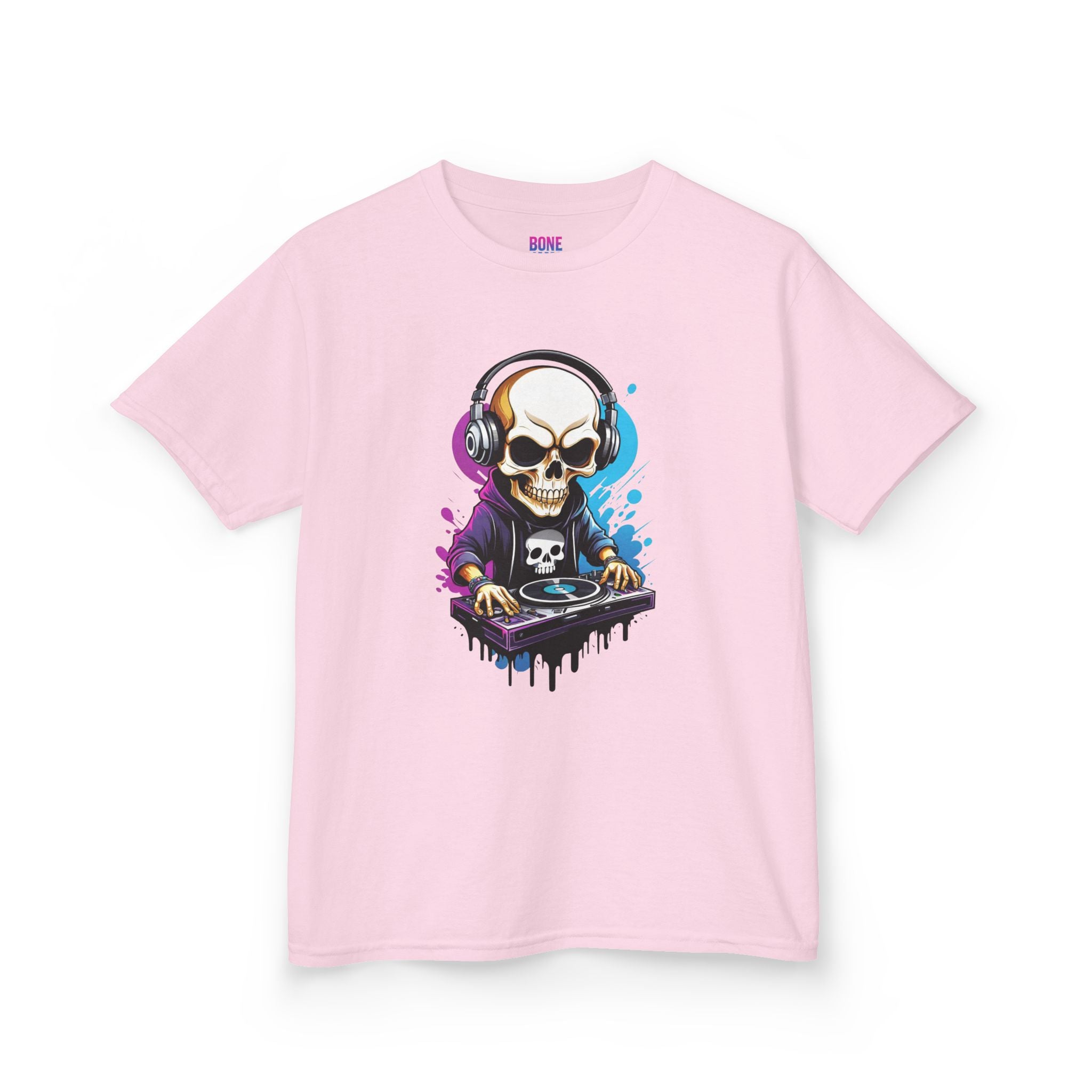 Bone Jams – MC Bonez Kids Tee | Fun Youth Apparel for Music Lovers – Perfect for Halloween, Birthdays & Everyday Wear