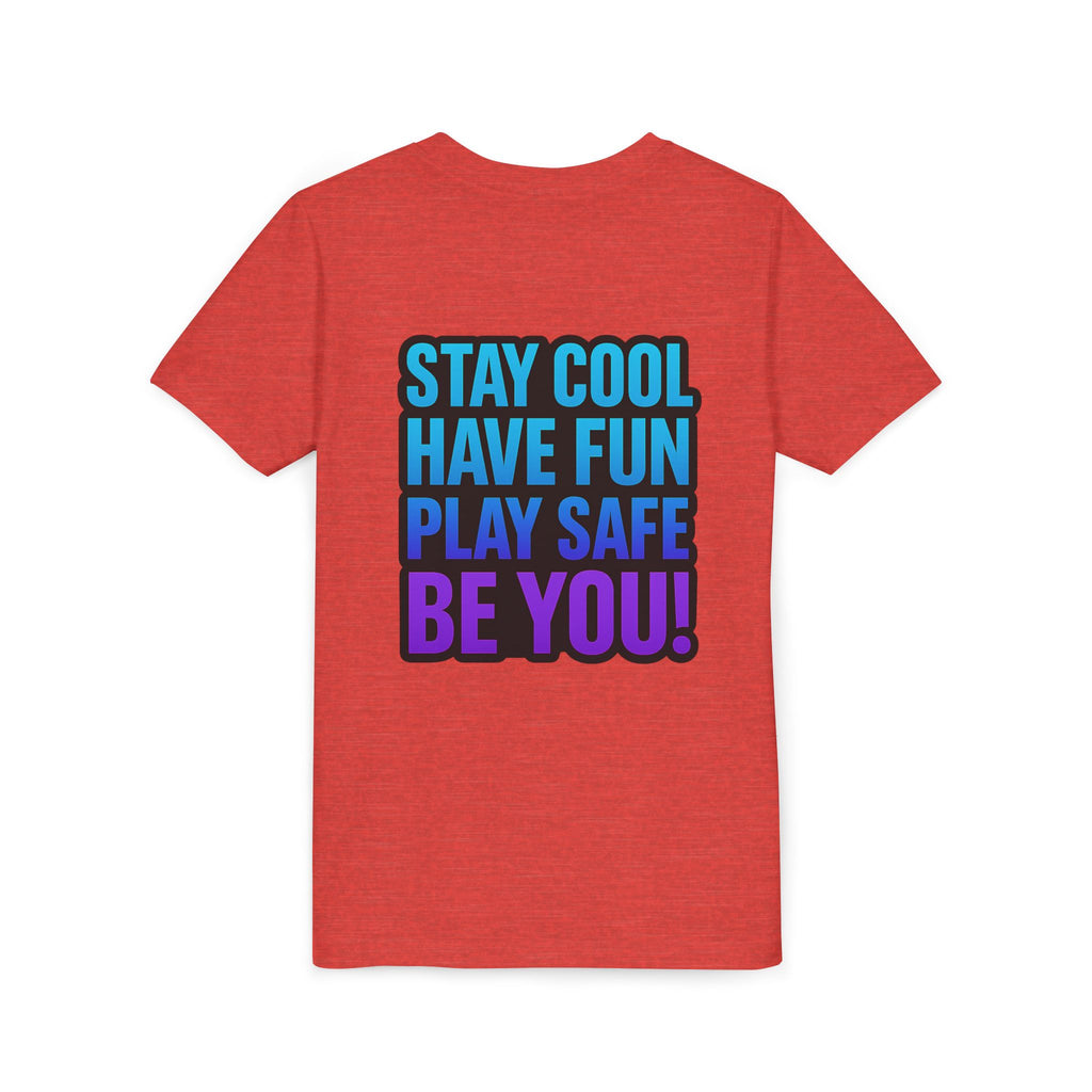 DJ KAT PAWS – Purr-fectly Rad Baseball Youth Tee | Fun Kids Graphic Shirt, Cool Cat Design, Perfect for Birthdays, Playdates & Sports Events