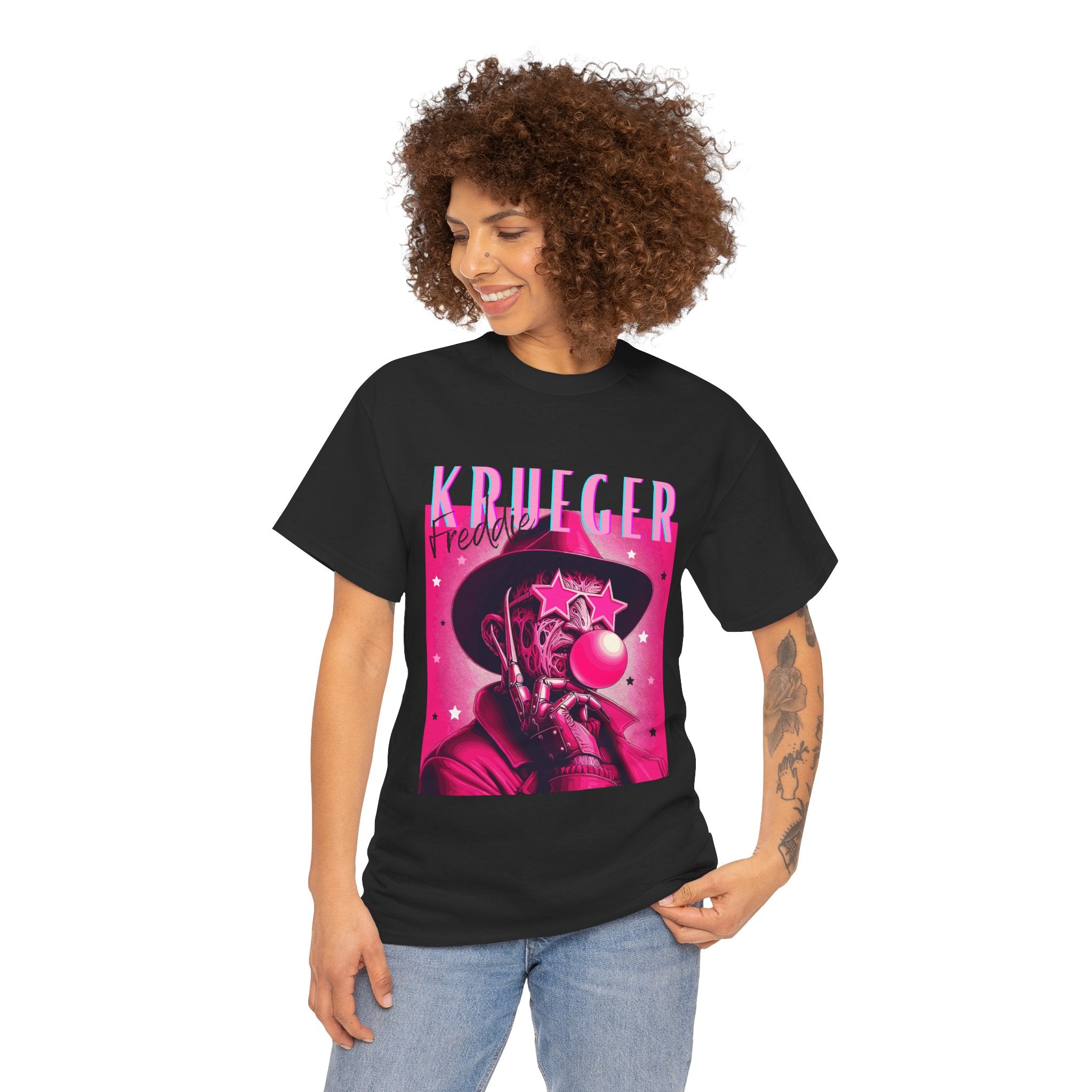Freddie Kruger, Horror Graphic Tee, Unisex Cotton Shirt, Halloween Costume, Horror Movie Gift, Spooky T-Shirt, Horror Fan Apparel
