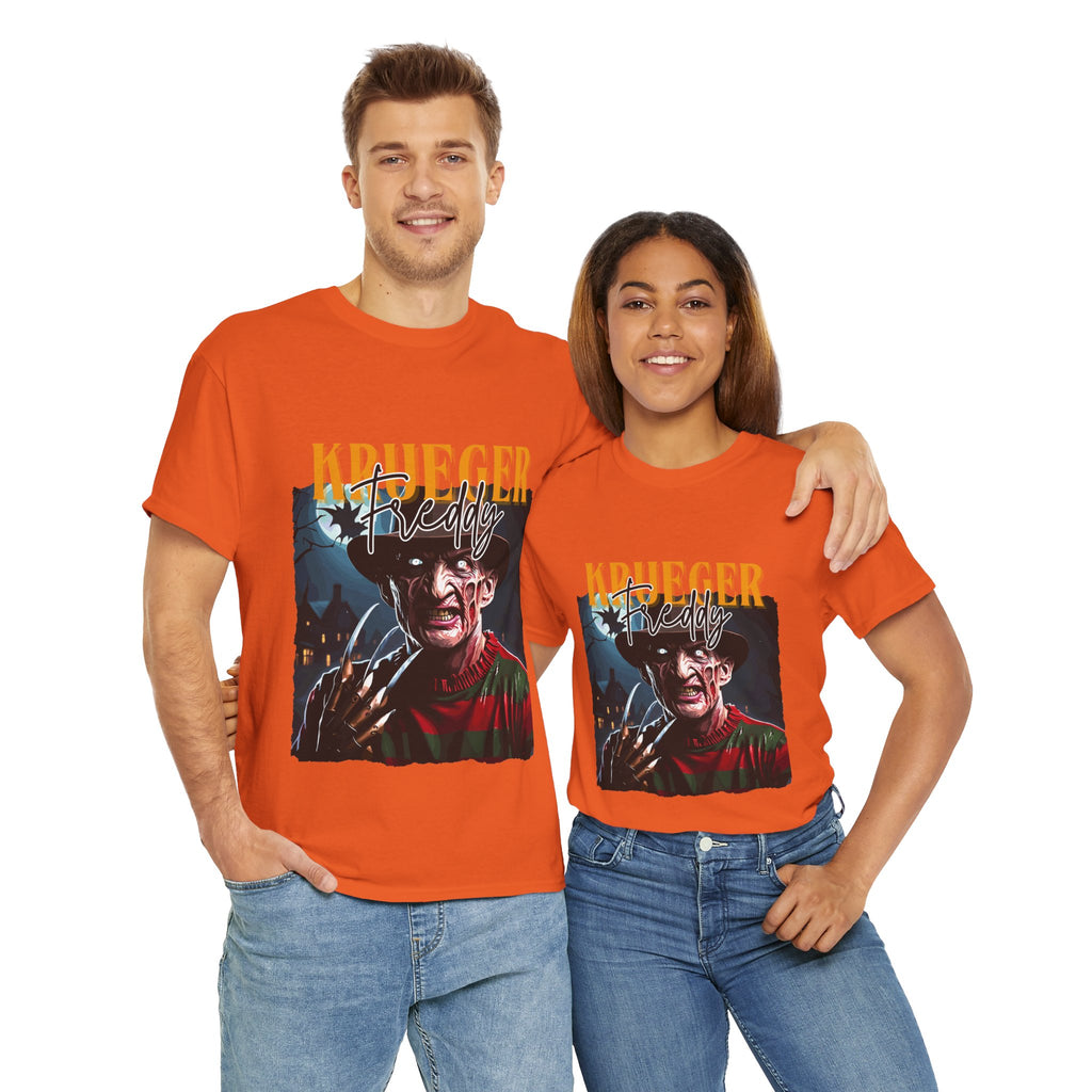 Freddy Krueger, Horror Graphic Tee, Unisex Cotton Shirt, Halloween Costume, Horror Movie Gift, Spooky T-Shirt, Horror Fan Apparel