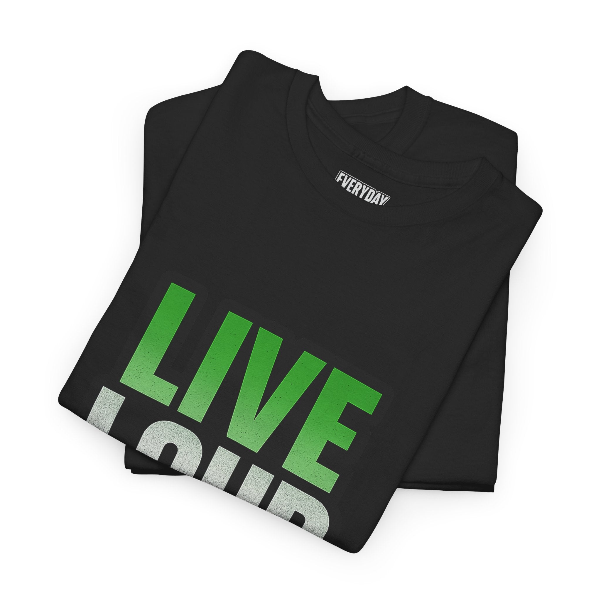 Live Loud Die Proud Italian Flag Tee