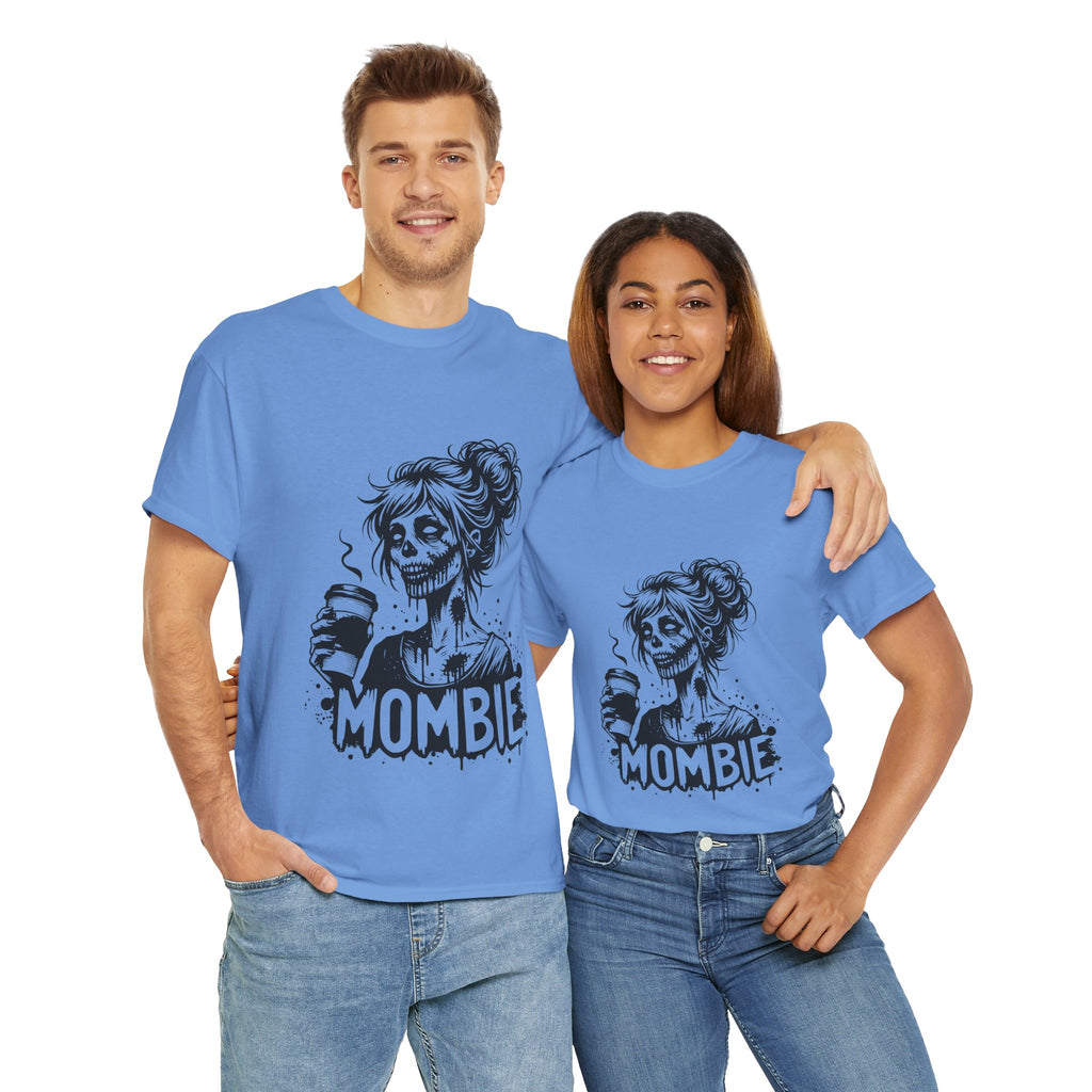 Mombie Unisex Tee, Perfect for Halloween, Gift for Moms, Relaxed Fit, Funny T-Shirt, Unique Graphic Tee, Casual Wear