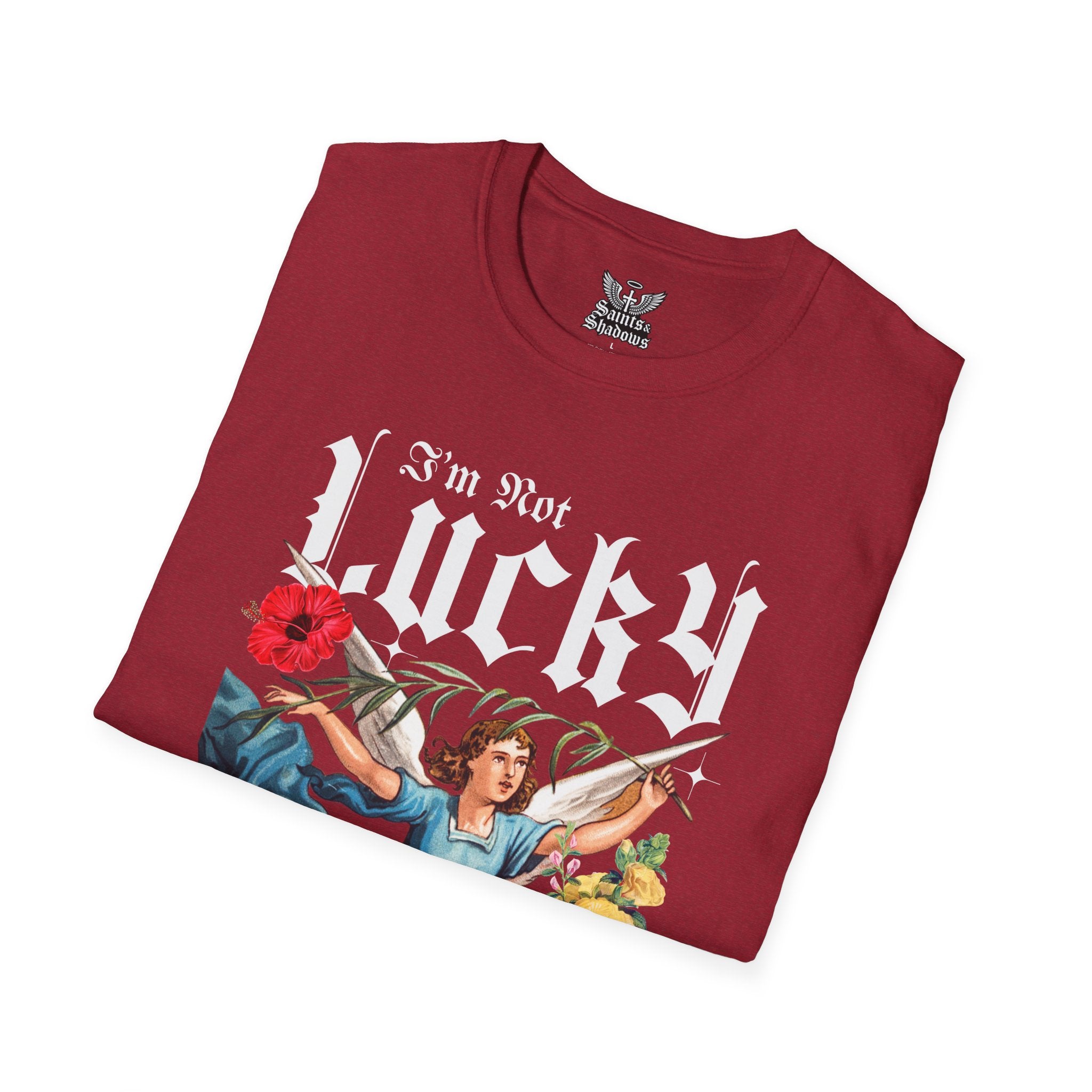 Saints and Shadows - I'm Not Lucky, But I'm Blessed T-Shirt, Unisex Graphic Tee