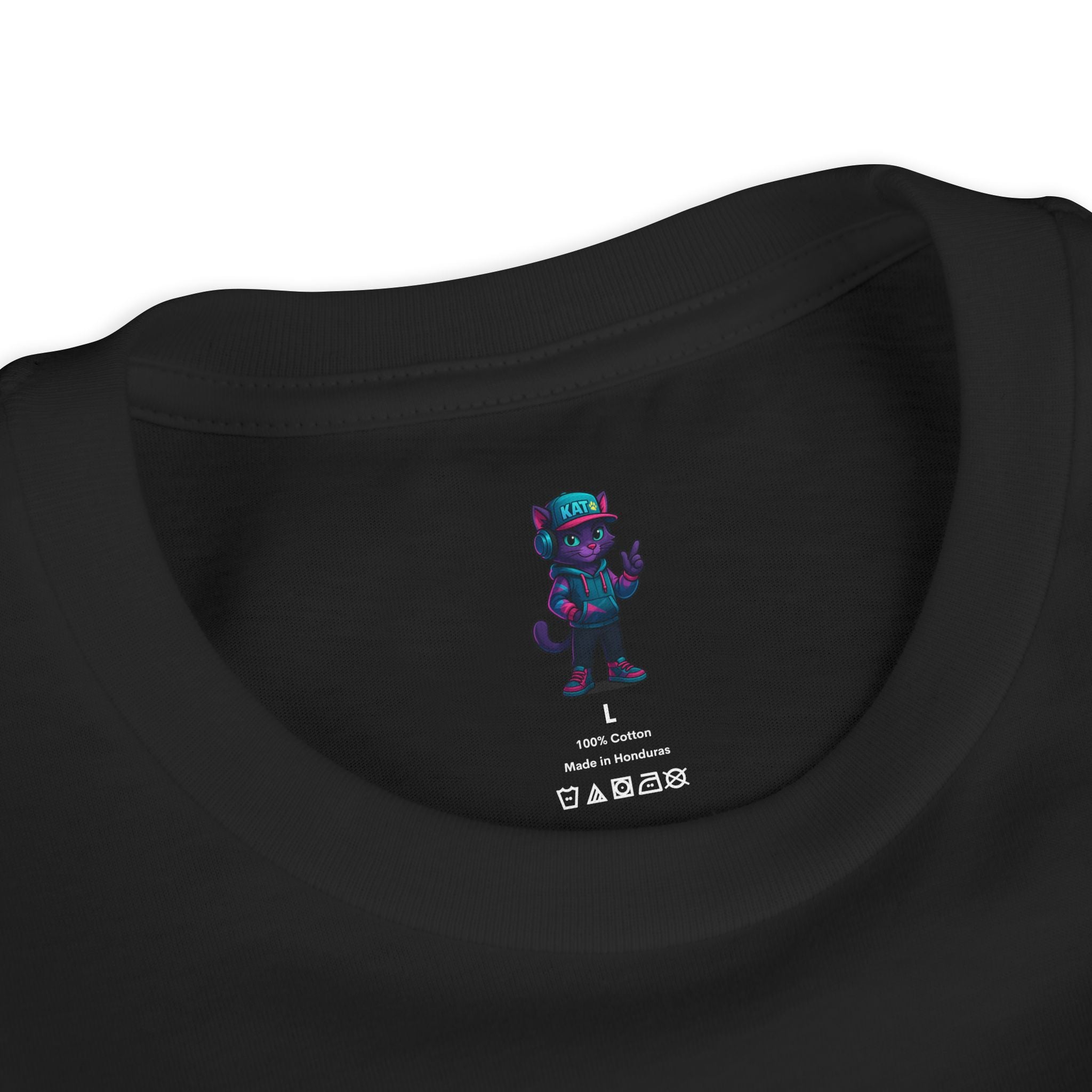 DJ KAT PAWS Paw-sitively Shredding, Skateboarding Youth Tee | Fun Summer Shirt, Motivational Kids T-Shirt, Birthday Gift for Boys & Girls