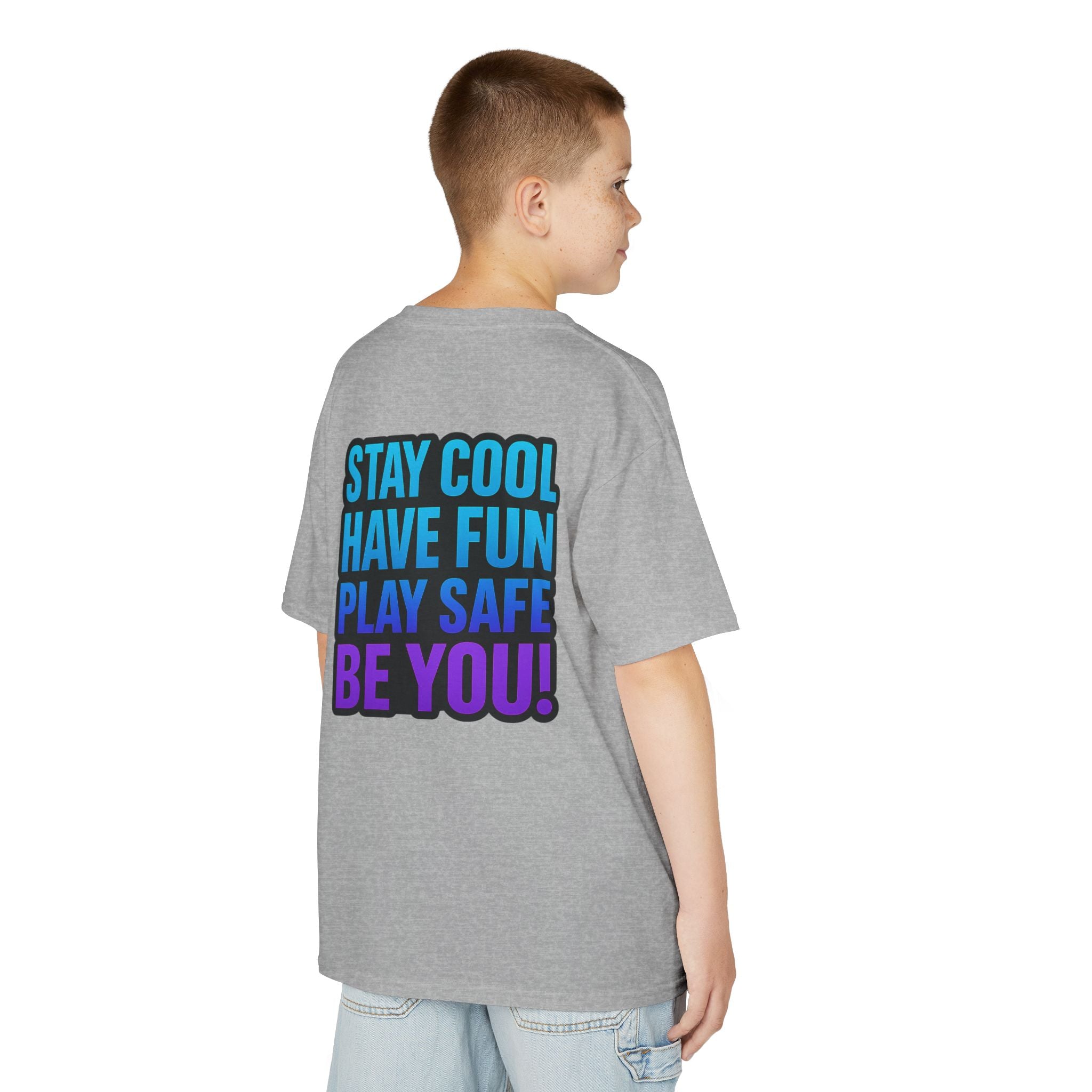 DJ KAT PAWS - Fun Skater Cat Design, Youth Summer T-Shirt, Cool Kids Apparel, Birthday Gift, Trendy Casual Wear