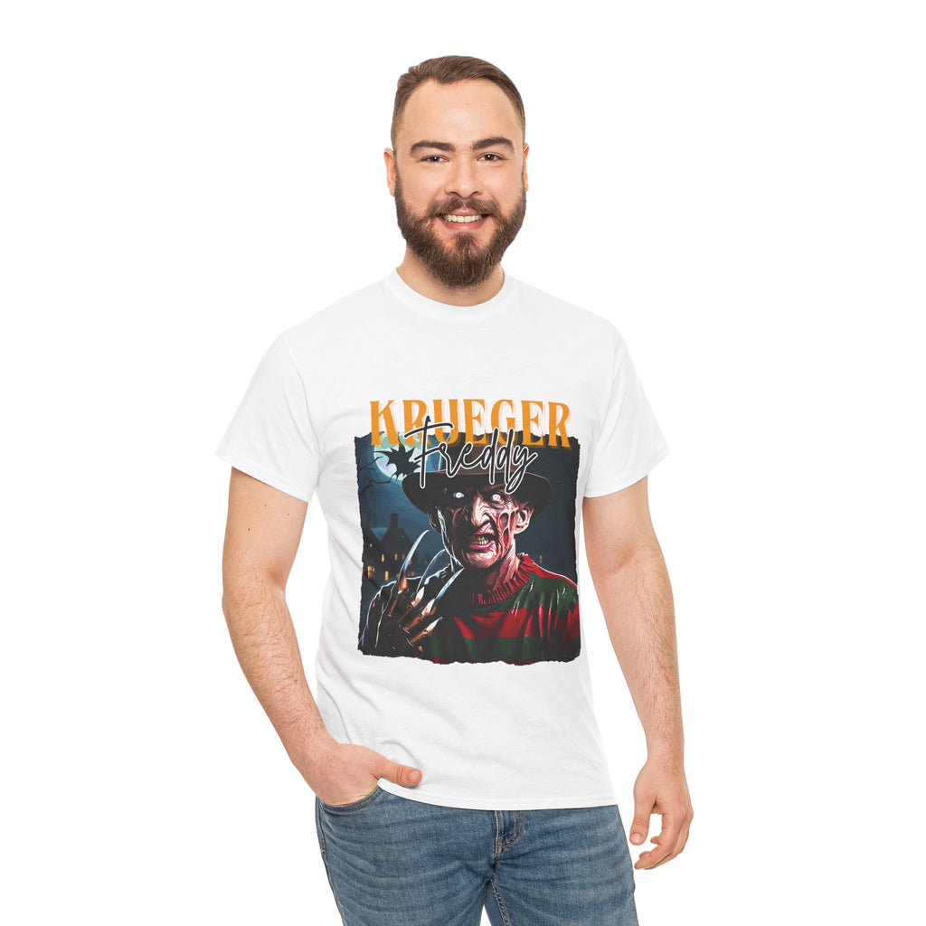 Freddy Krueger, Horror Graphic Tee, Unisex Cotton Shirt, Halloween Costume, Horror Movie Gift, Spooky T-Shirt, Horror Fan Apparel