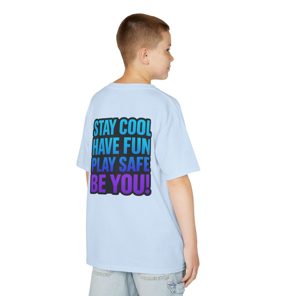 DJ KAT PAWS - Fun Skater Cat Design, Youth Summer T-Shirt, Cool Kids Apparel, Birthday Gift, Trendy Casual Wear
