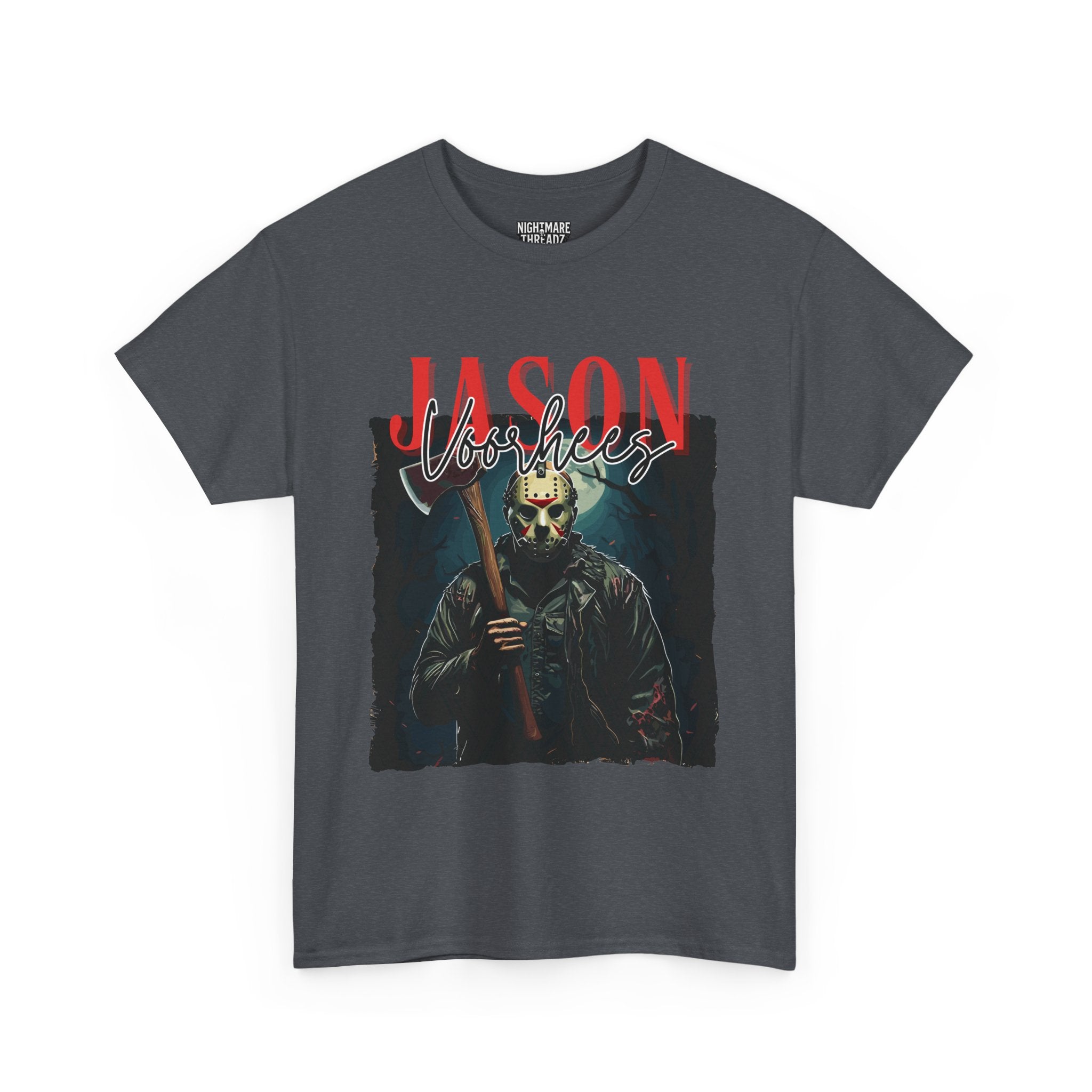 Jason Vorhees Horror Graphic Tee, Unisex Cotton Shirt, Halloween Costume, Horror Movie Gift, Spooky T-Shirt, Horror Fan Apparel